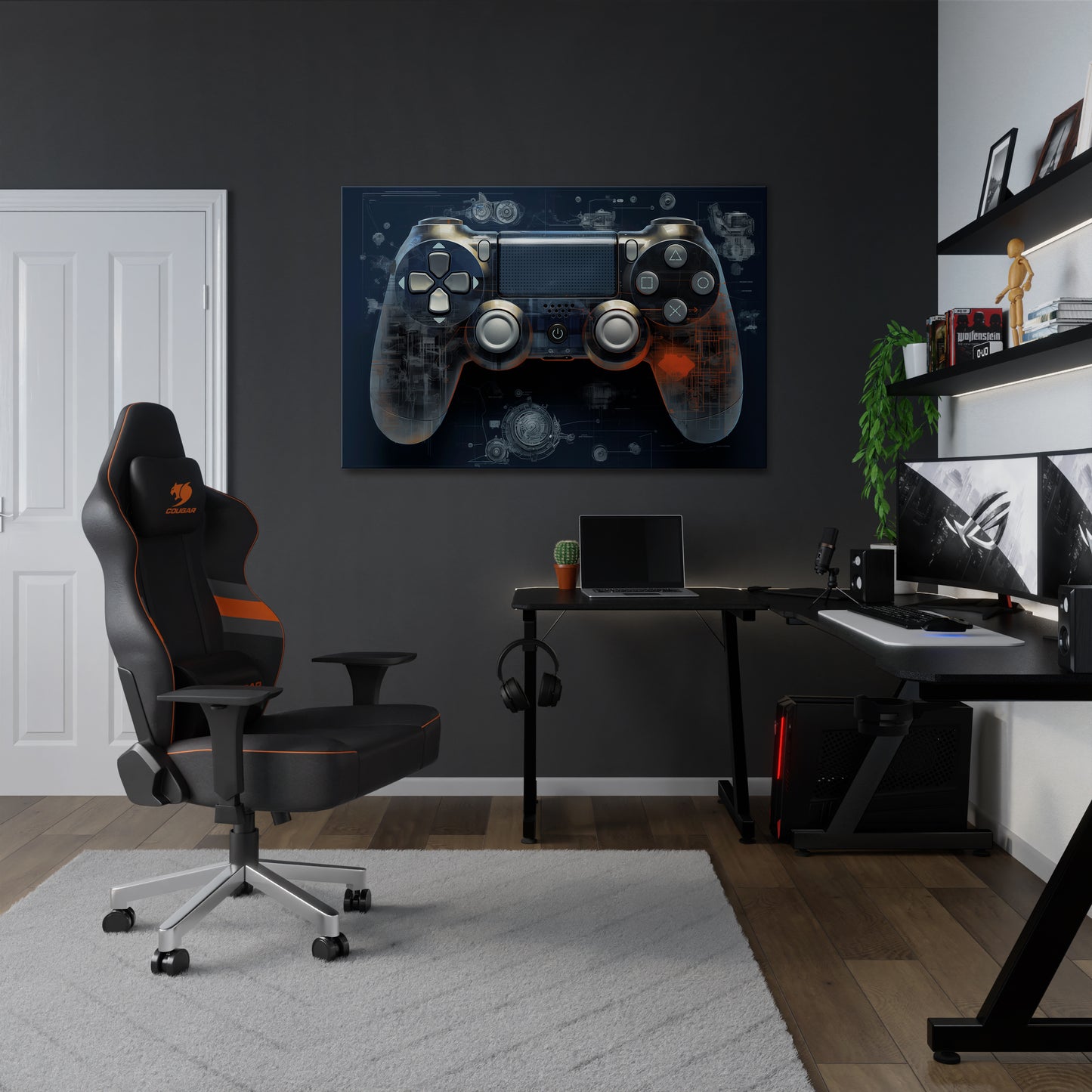 VIRTUAL VELOCITY PAD Cuadro en lienzo horizontal