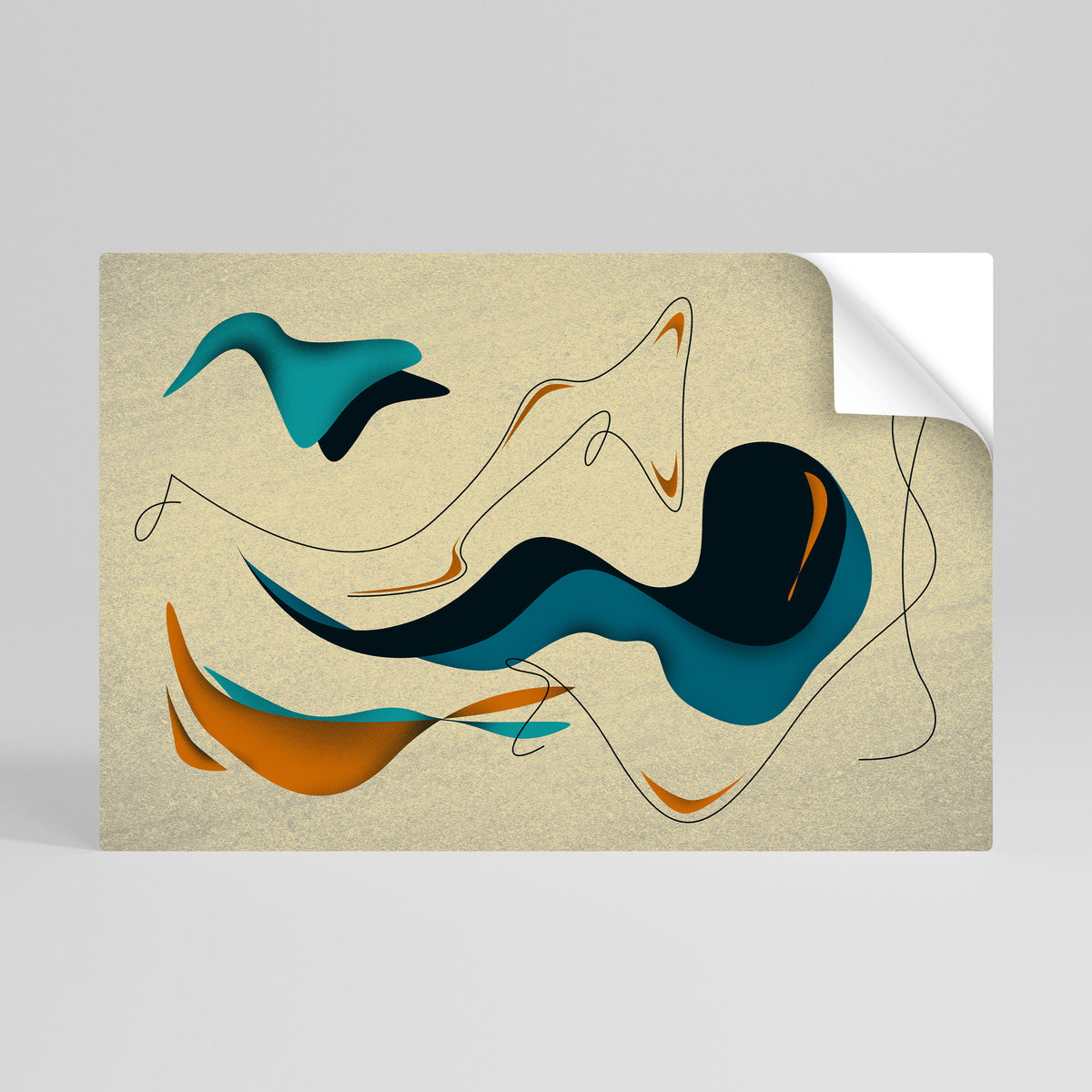 DREAMY DAZE Poster Orizzontale Adesivo