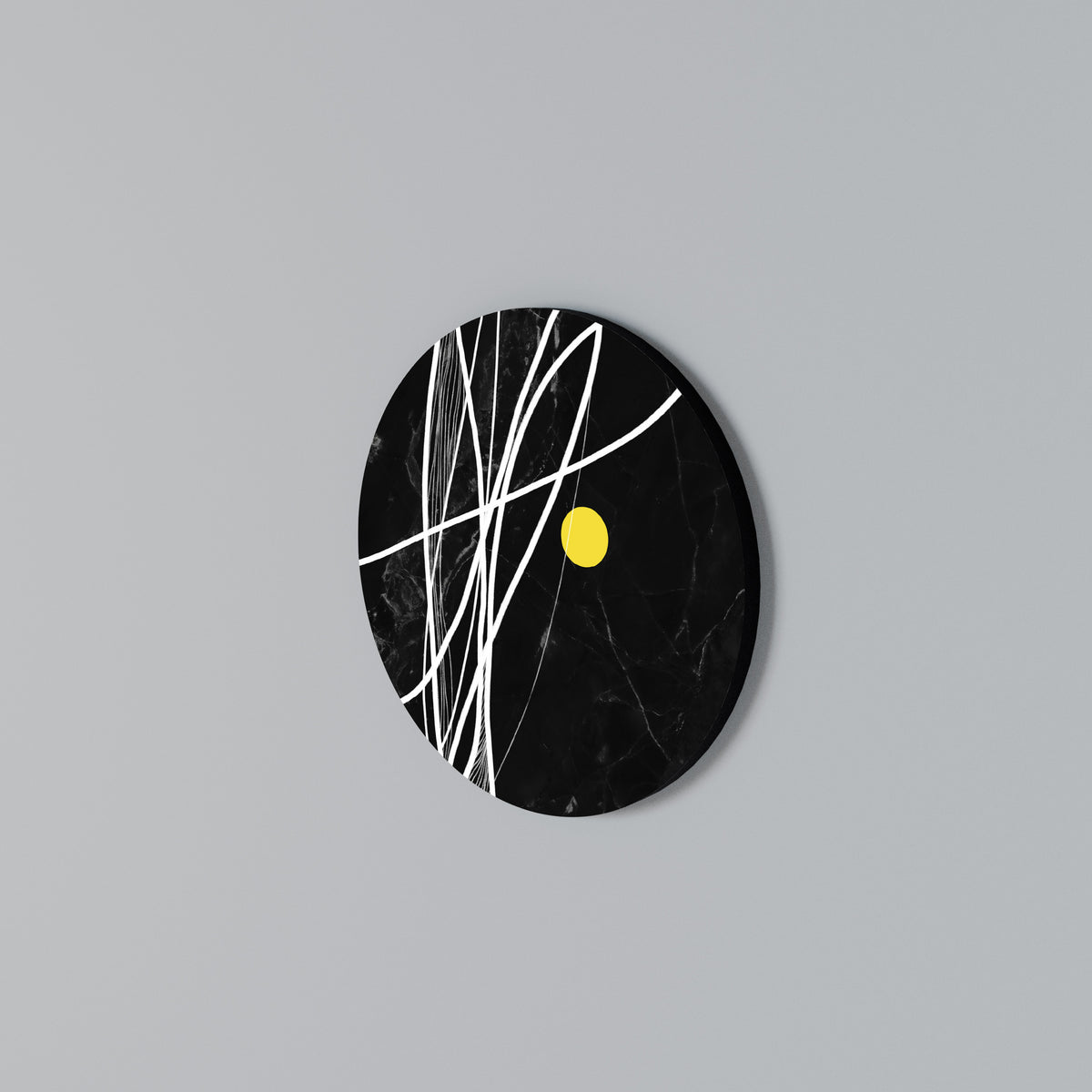 LIGHT IN THE DARK Arte de Parede Redonda