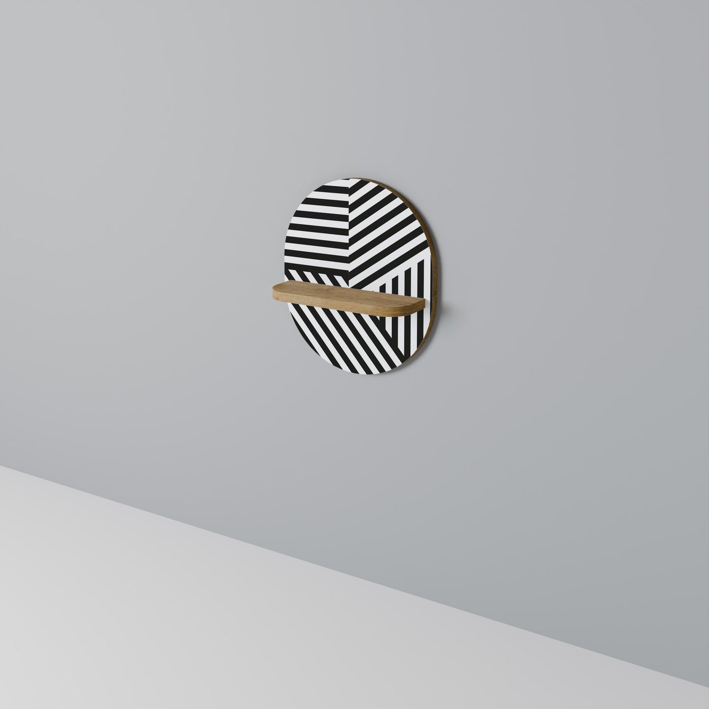 LATTICE LINES Art Shelf