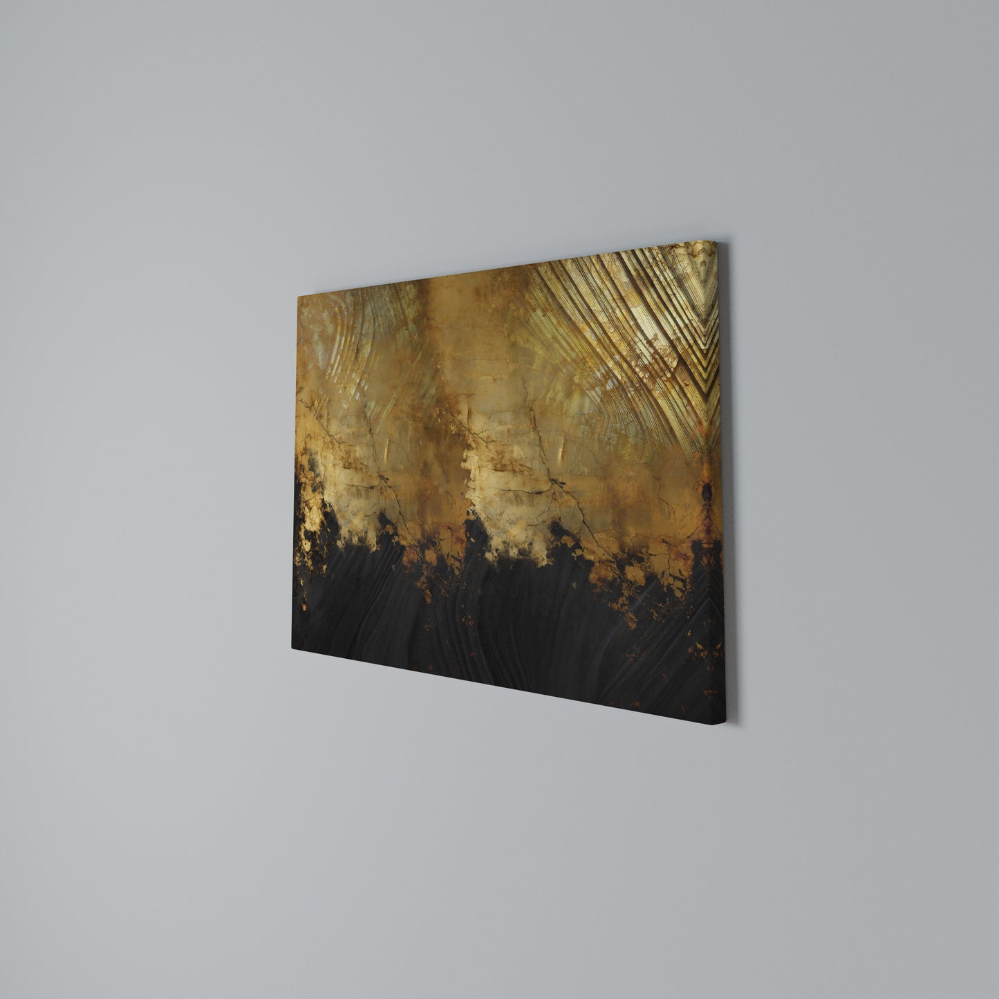 FLUID EMBER Horizontal Canvas Print