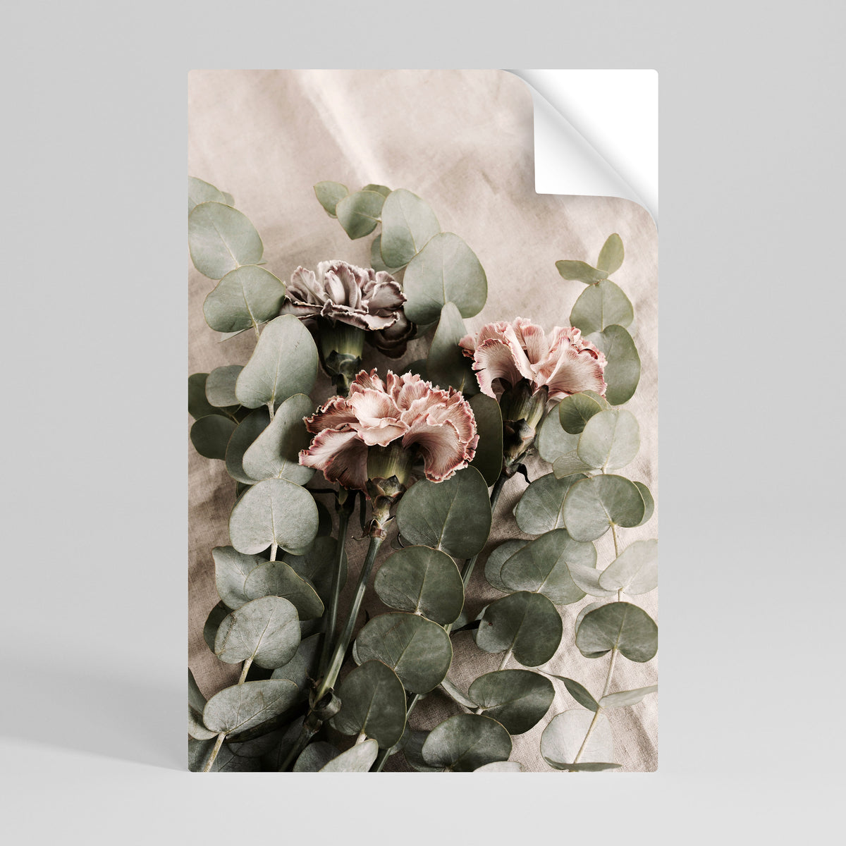 LINEN CLOVES Poster Verticale Adesivo