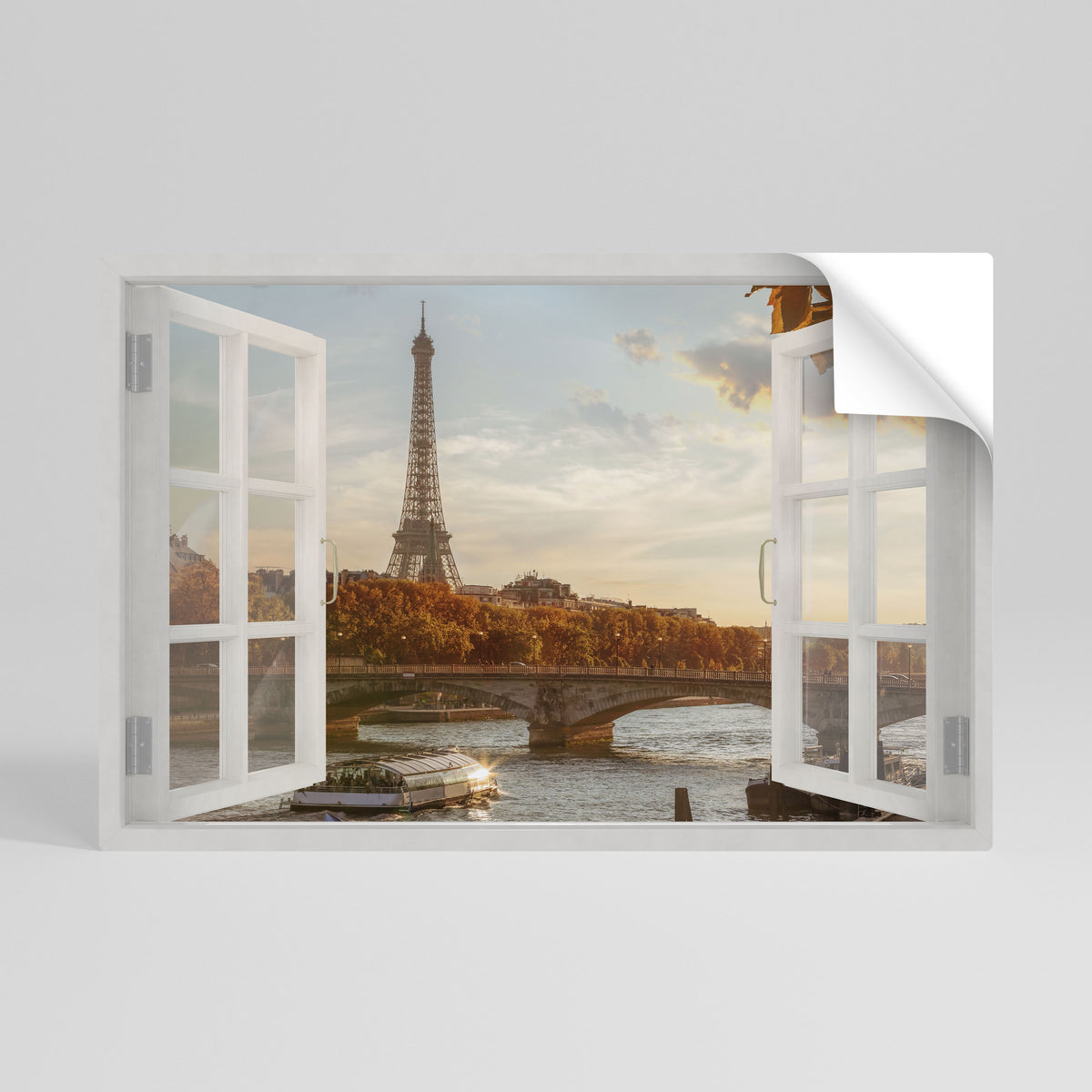 EIFFEL WINDOW WHISPERS Poster Orizzontale Adesivo