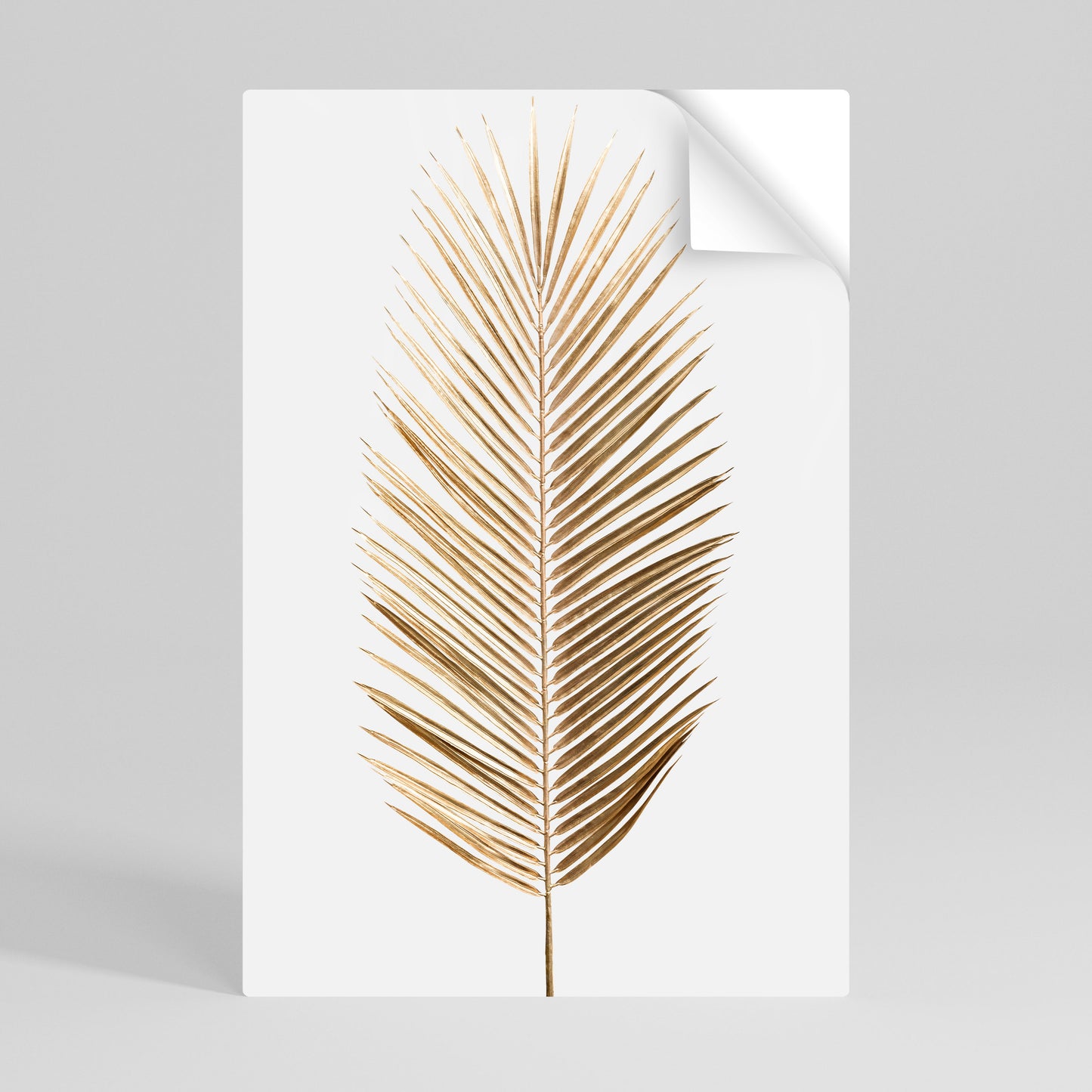 GOLDEN PALM ELEGANCE Peel and Stick Vertical Poster