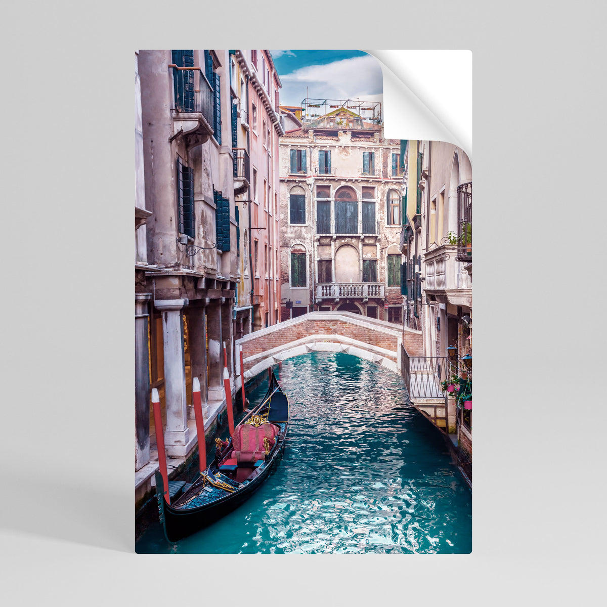 GONDOLA GLIDE Poster Verticale Adesivo