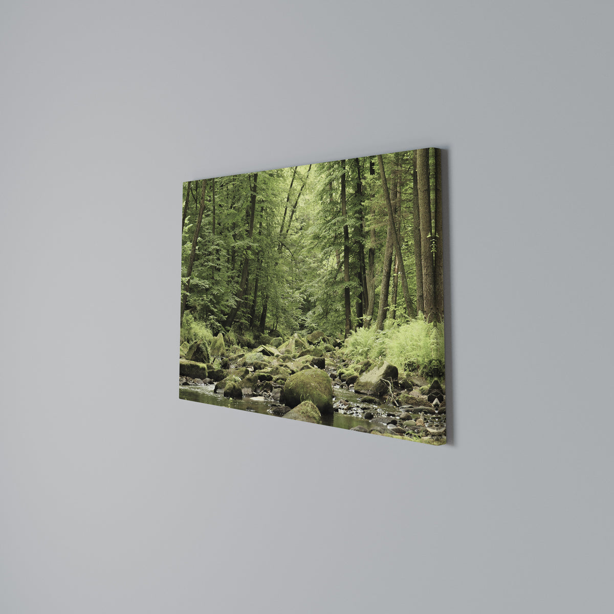 TRANQUIL STONES AND STREAMS Cuadro en lienzo horizontal