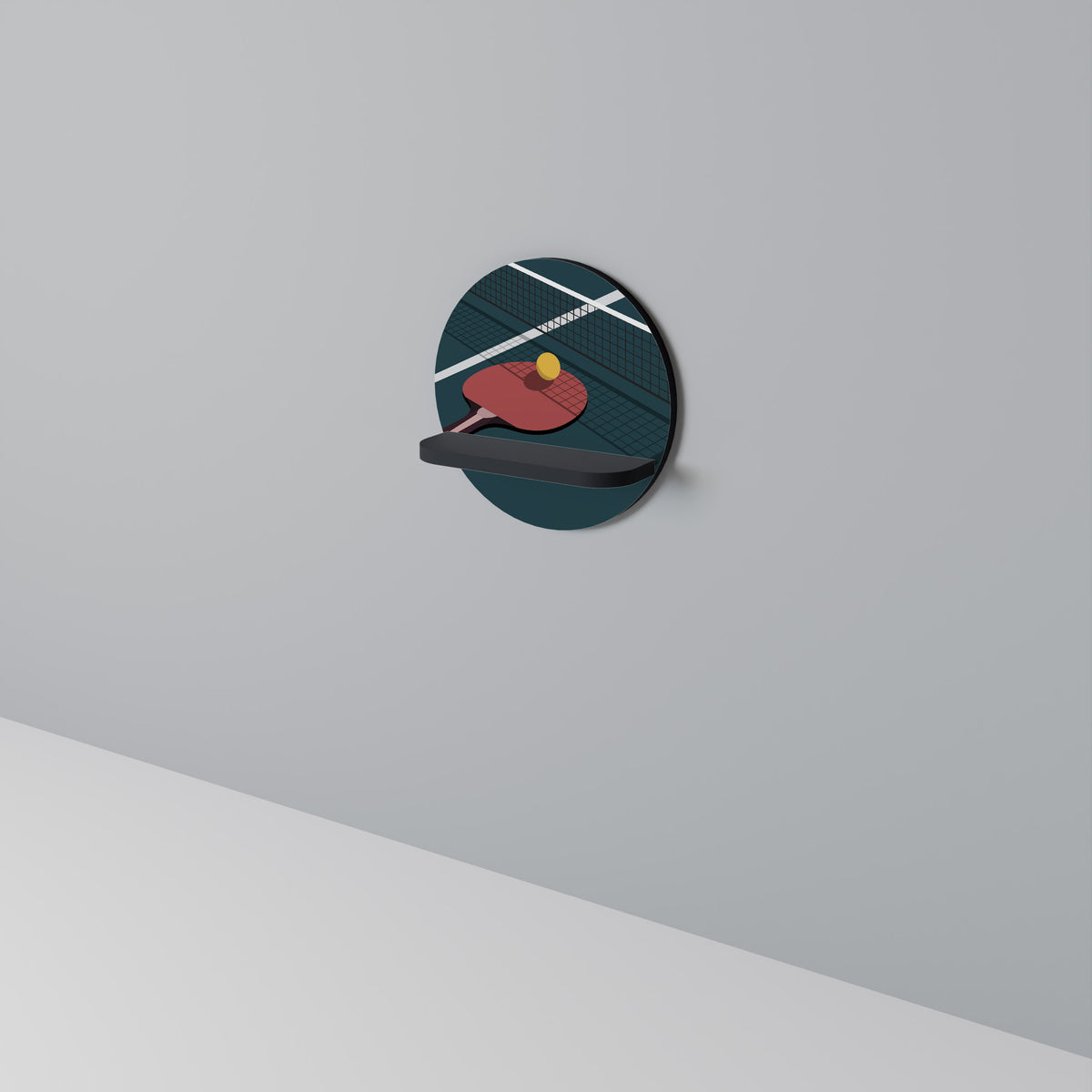 PING- PONG GAME Art Shelf