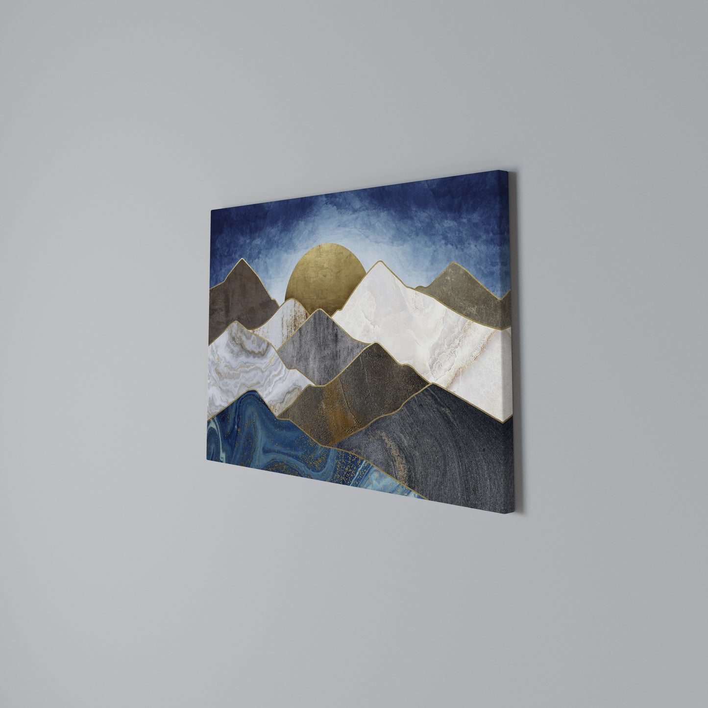 SHEEN OF PEAKS Cuadro en lienzo horizontal