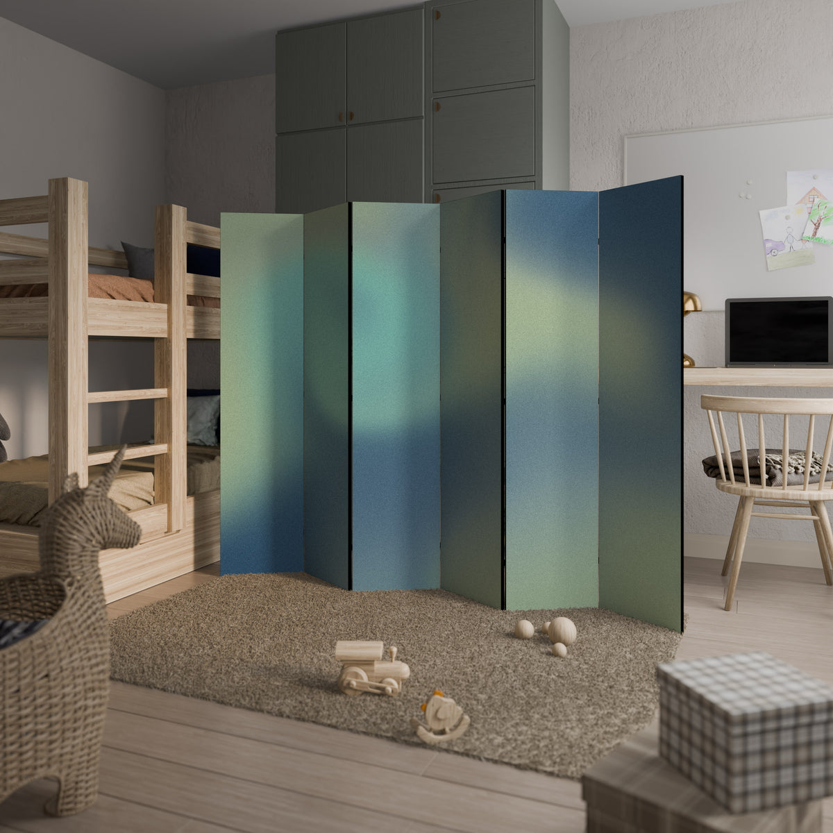 ETHEREAL SHADES UNVEILED 6-Panel Room Divider