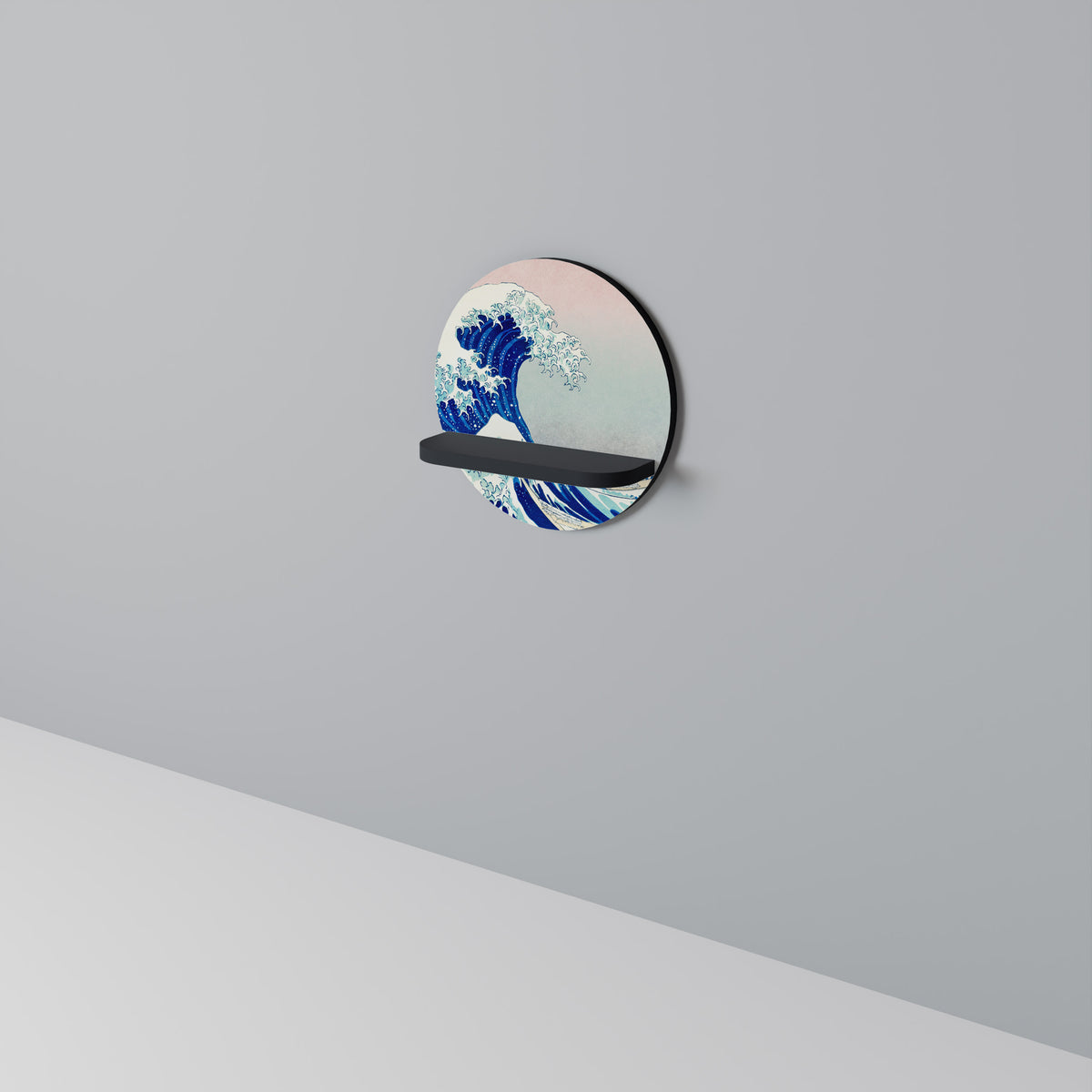 THE GREAT WAVE Decorative Art Shelf