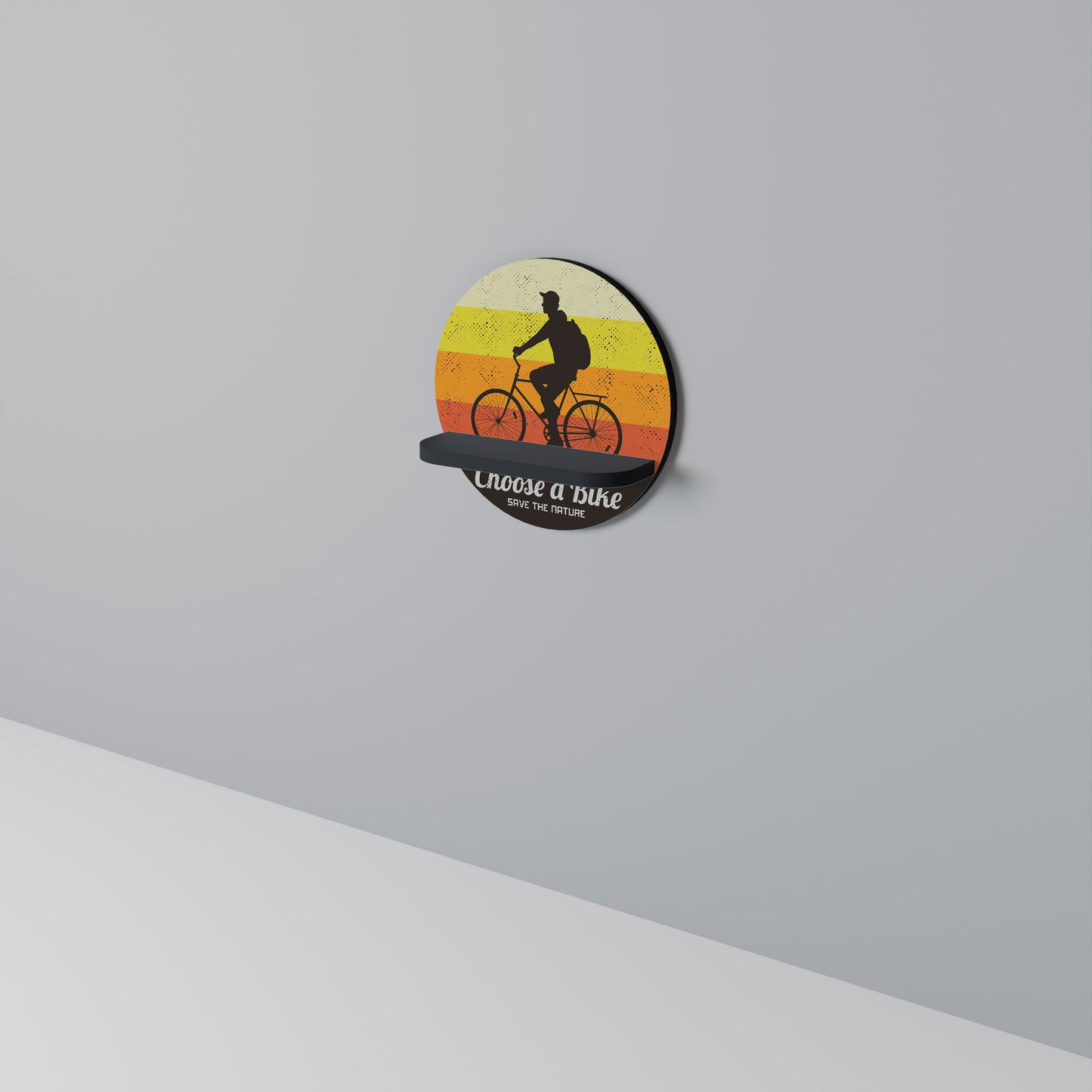 CHOOSE A BIKE Art Shelf