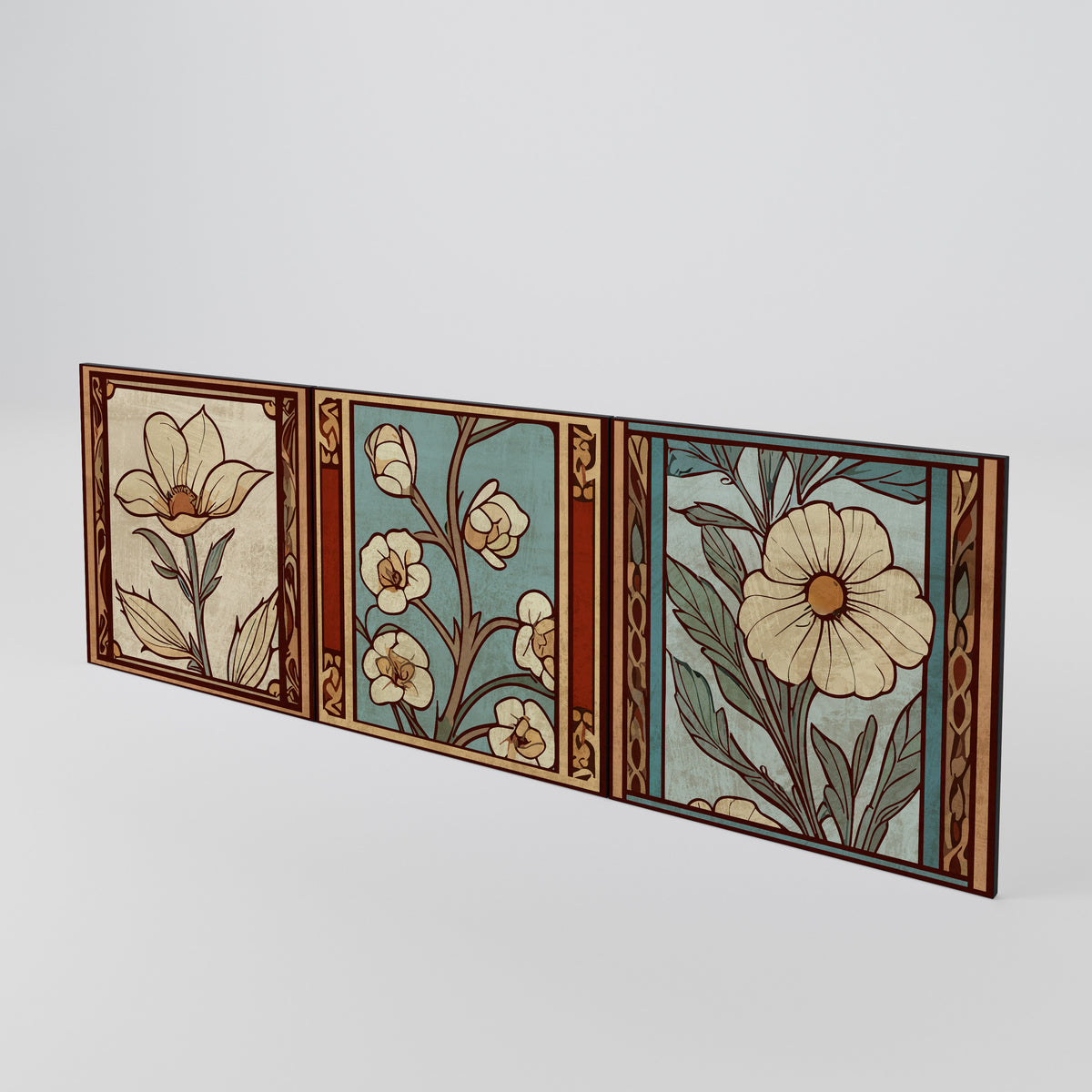 TIMELESS FLORA Set di 3 ante per madia