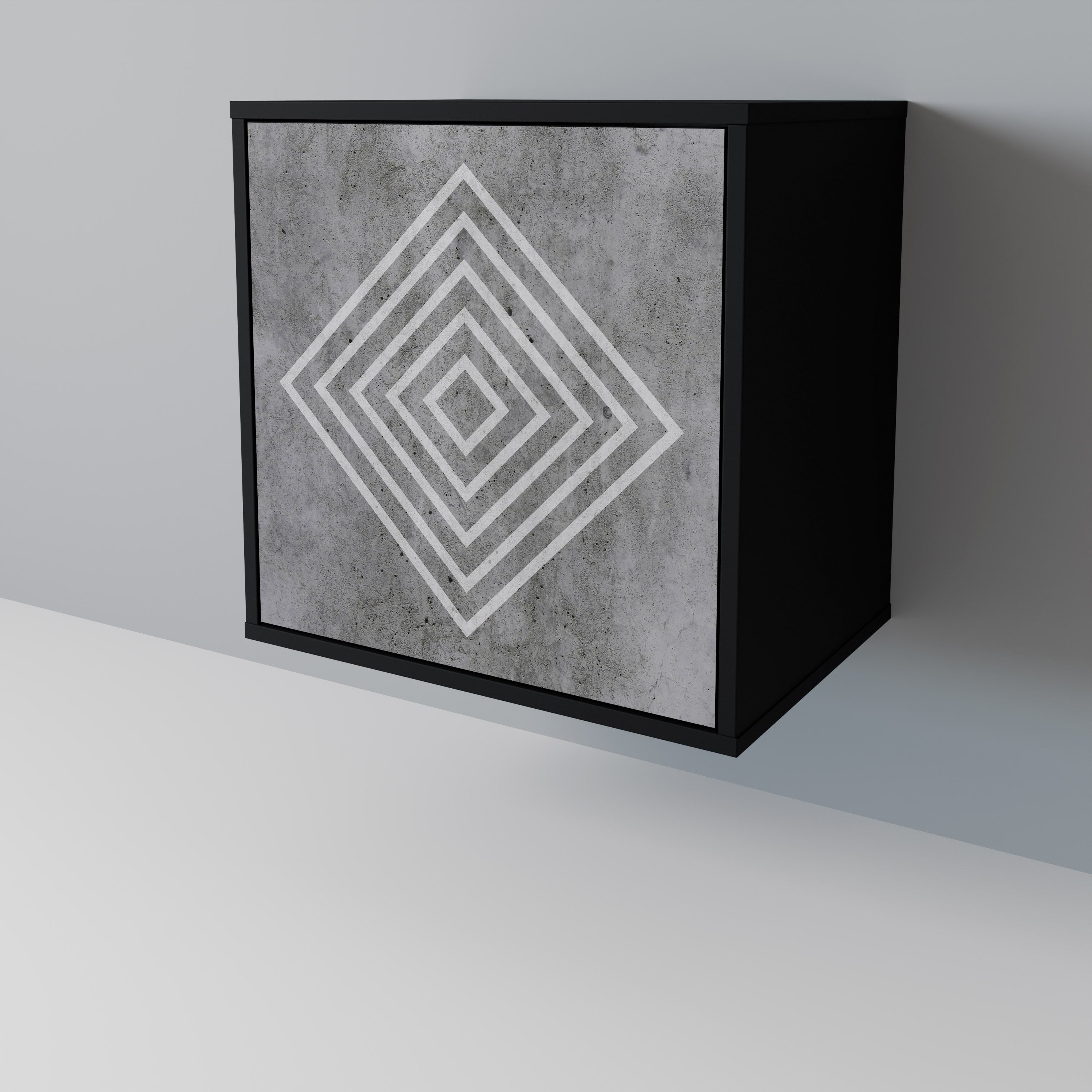 POLYGONAL ARTISTRY 1-Door Sideboard