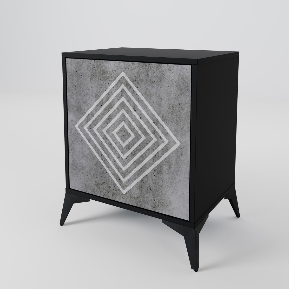 POLYGONAL ARTISTRY Aparador de 1 Puerta