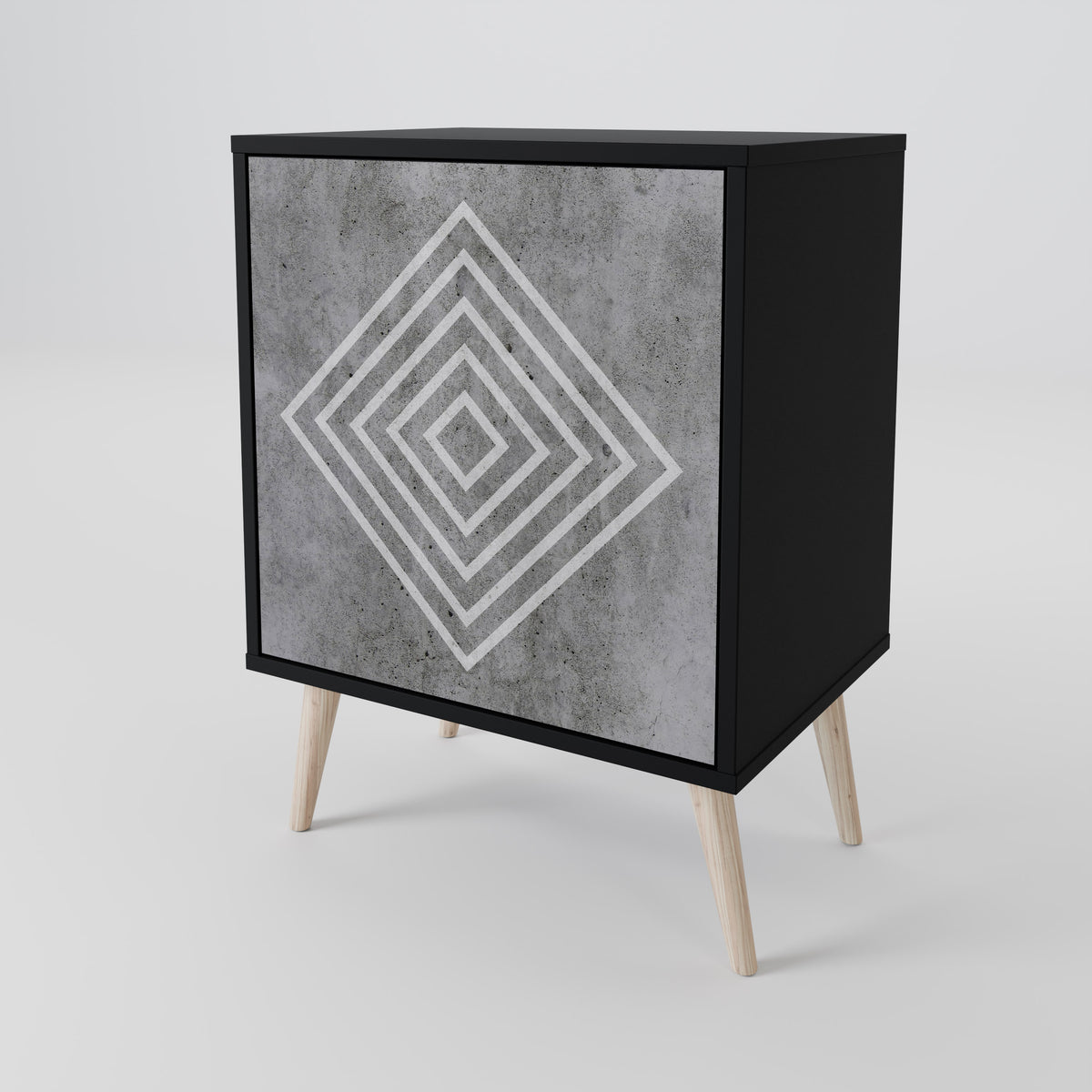 POLYGONAL ARTISTRY Aparador de 1 Puerta