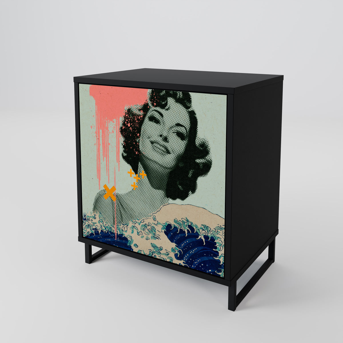 KANAGAWA BEAUTY Μπουφές 1-θύρας