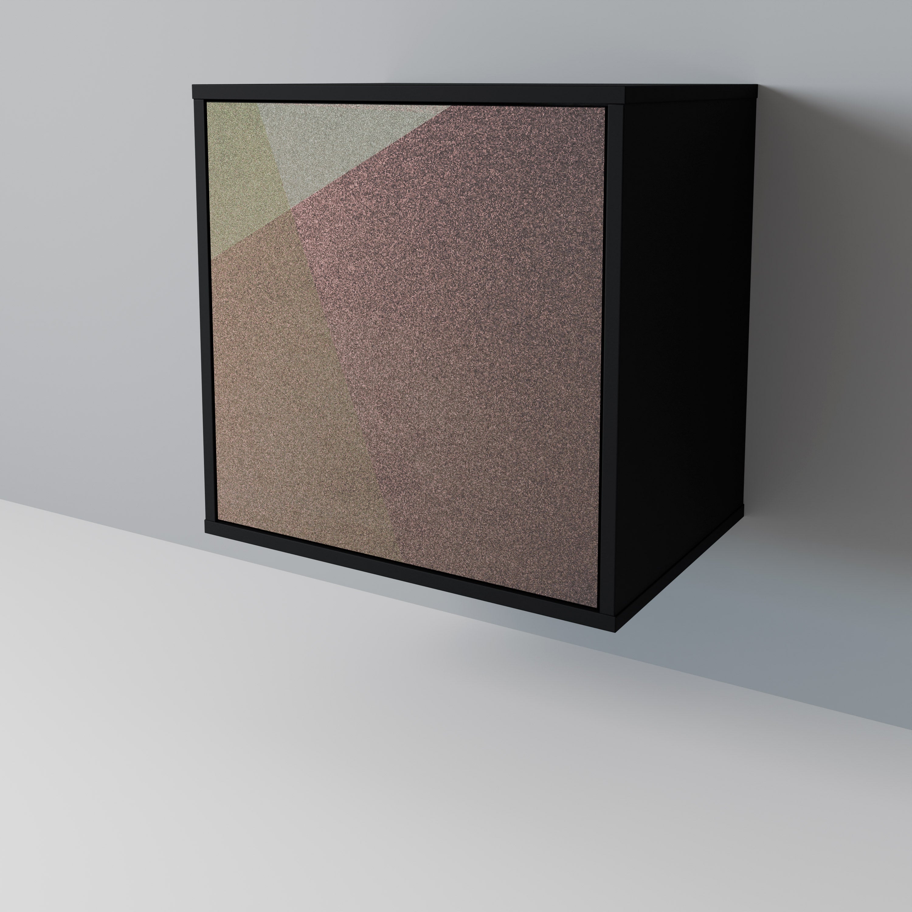 BEIGE GEOMETRY Aparador de 1 Porta