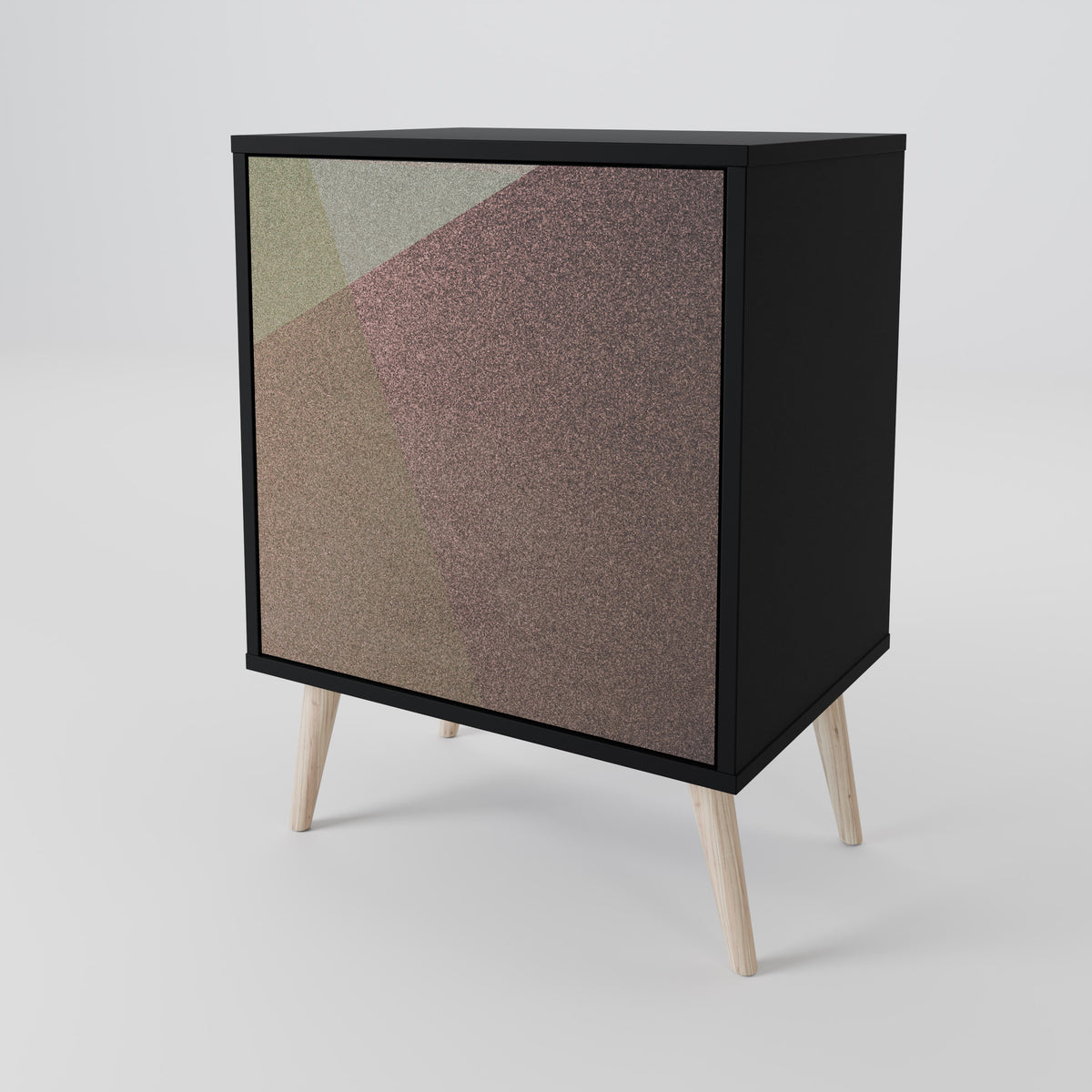 BEIGE GEOMETRY Μπουφές 1-θύρας