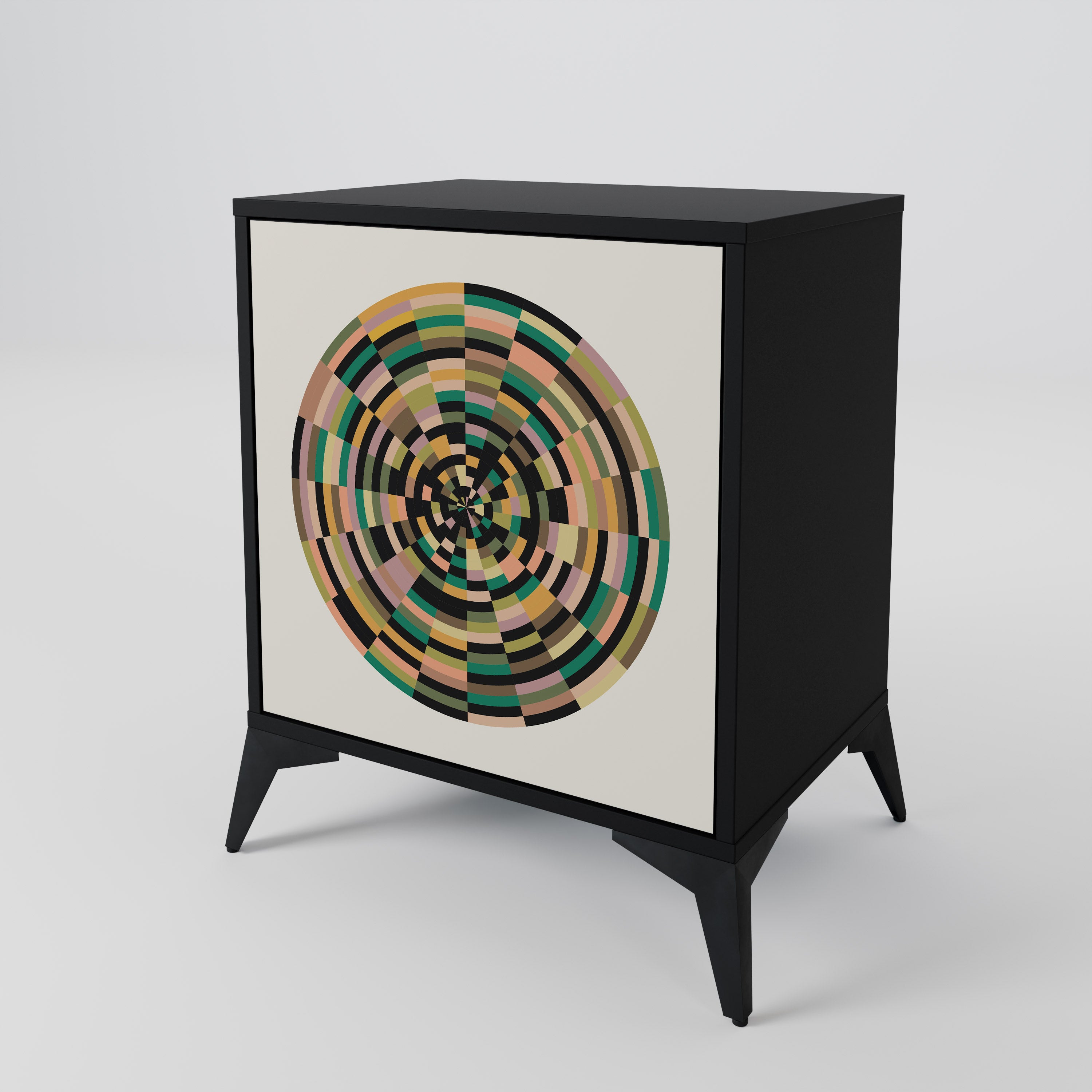 GREEN CIRCLES Aparador de 1 Porta