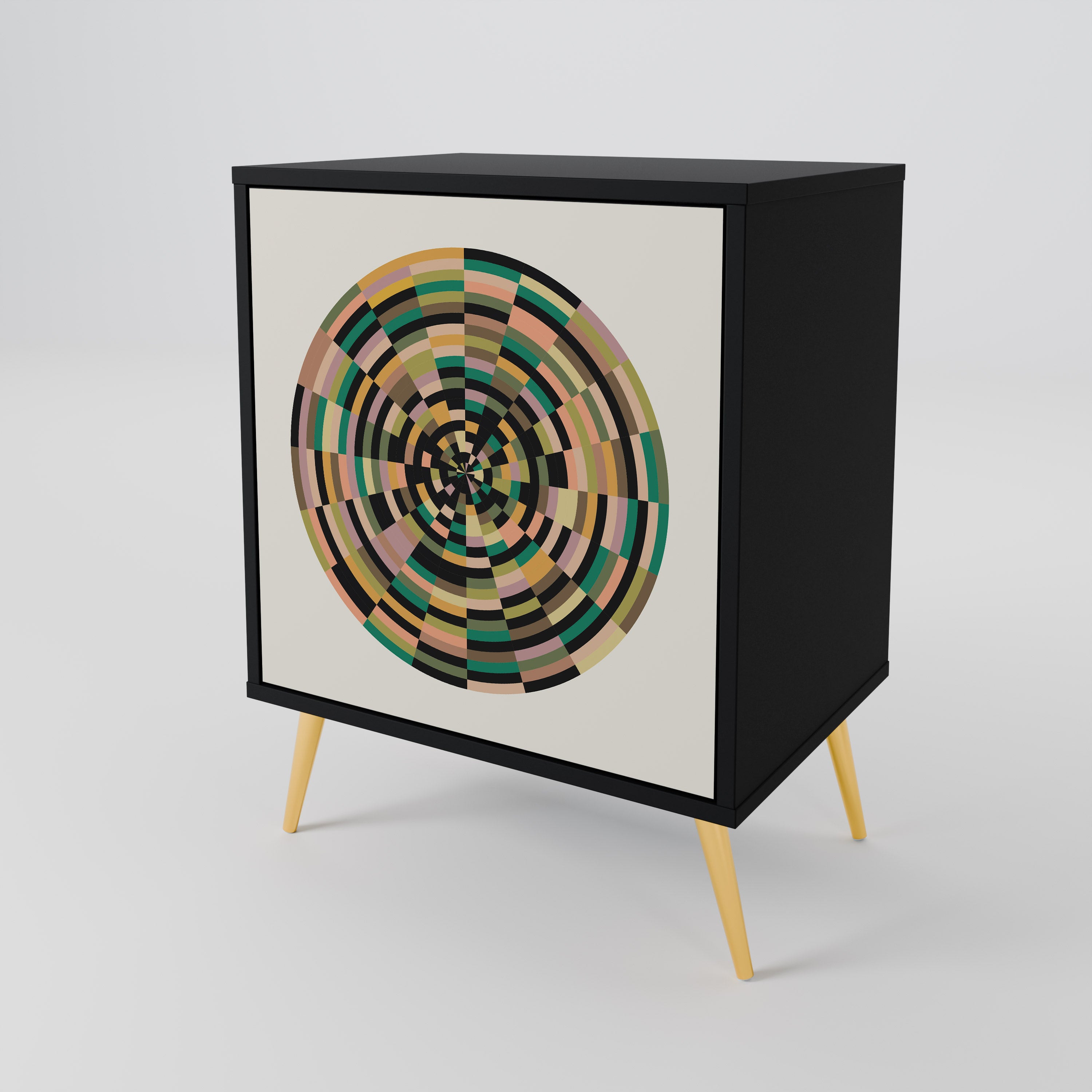 GREEN CIRCLES Aparador de 1 Porta