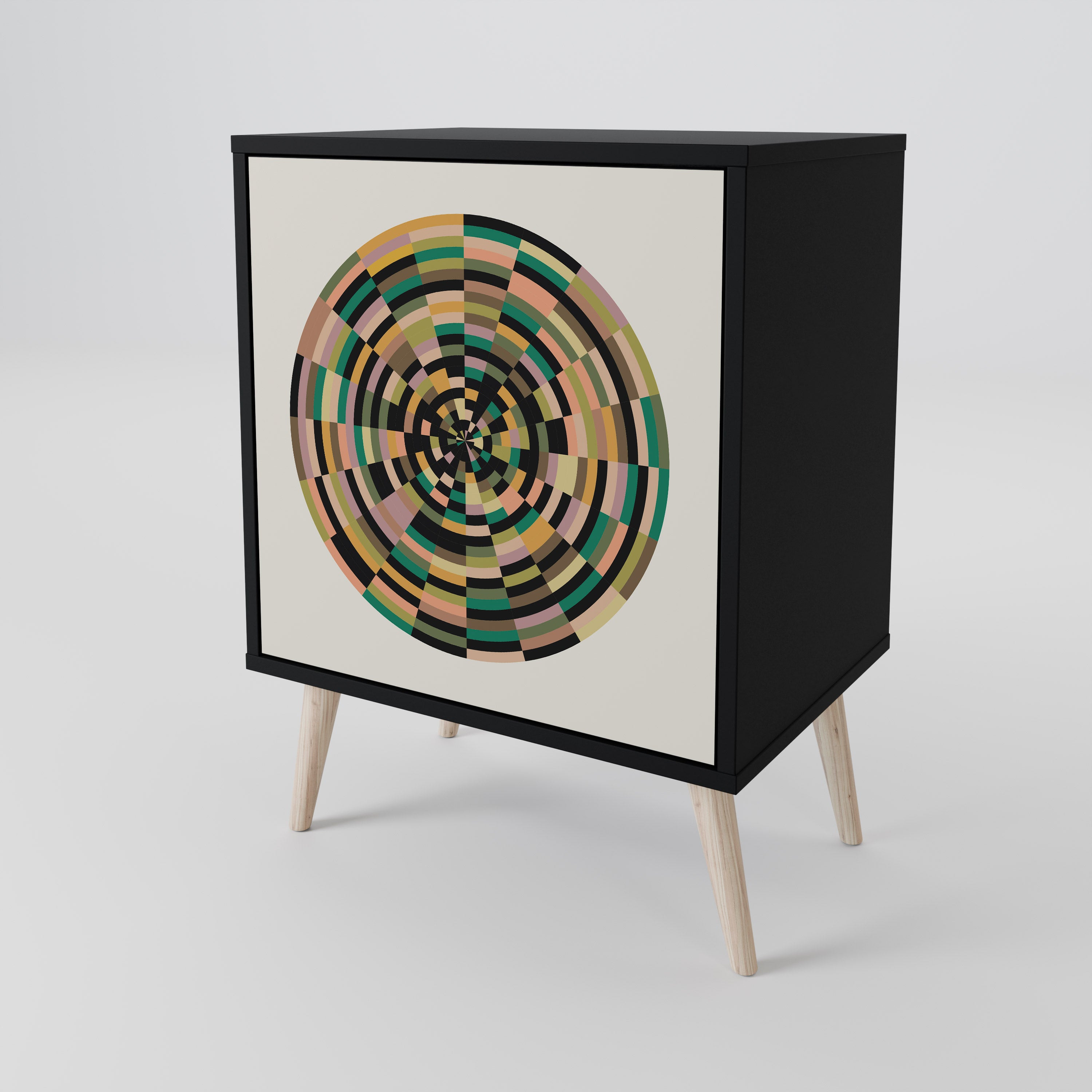 GREEN CIRCLES Aparador de 1 Porta