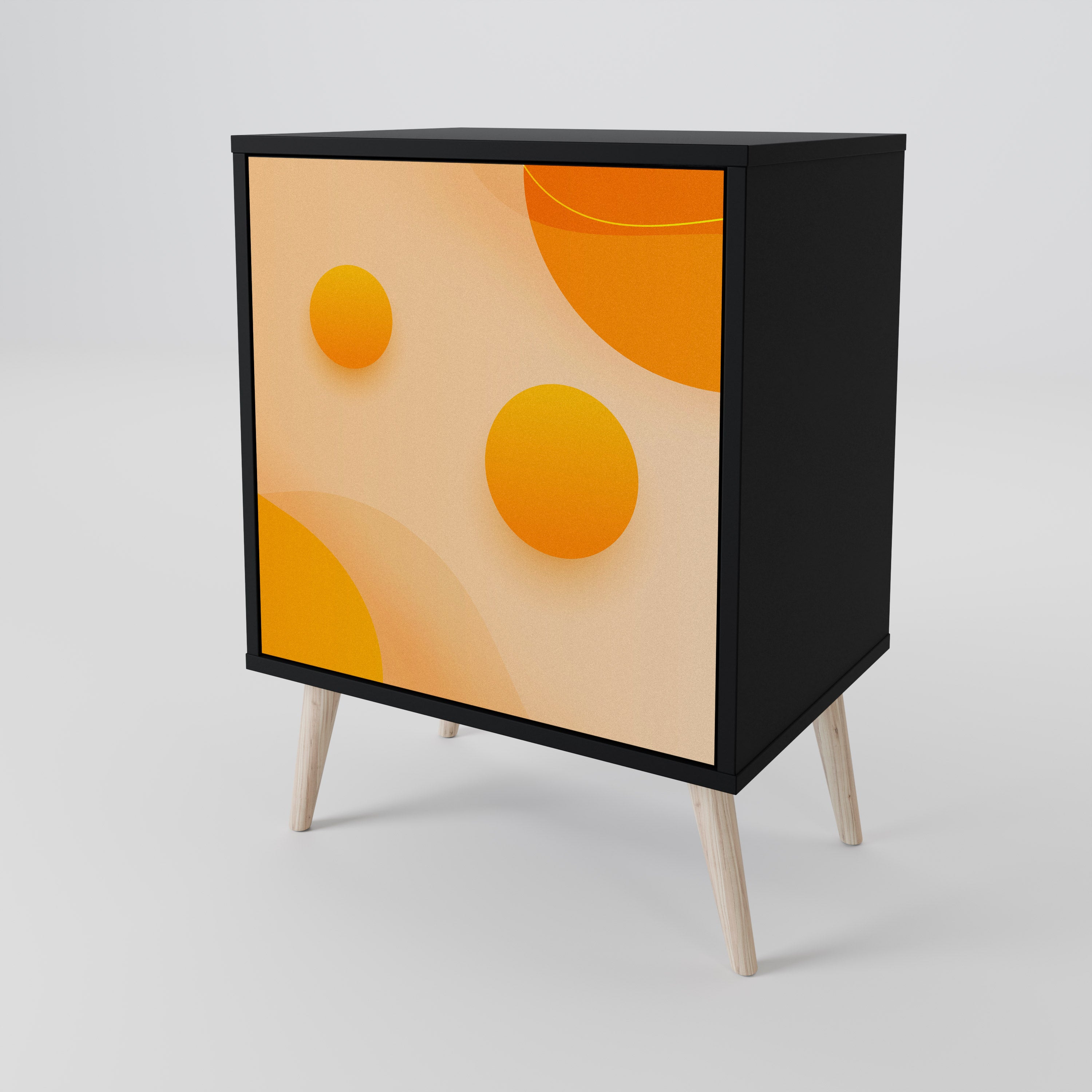 ORANGE ARRANGEMENT 1-Door Sideboard