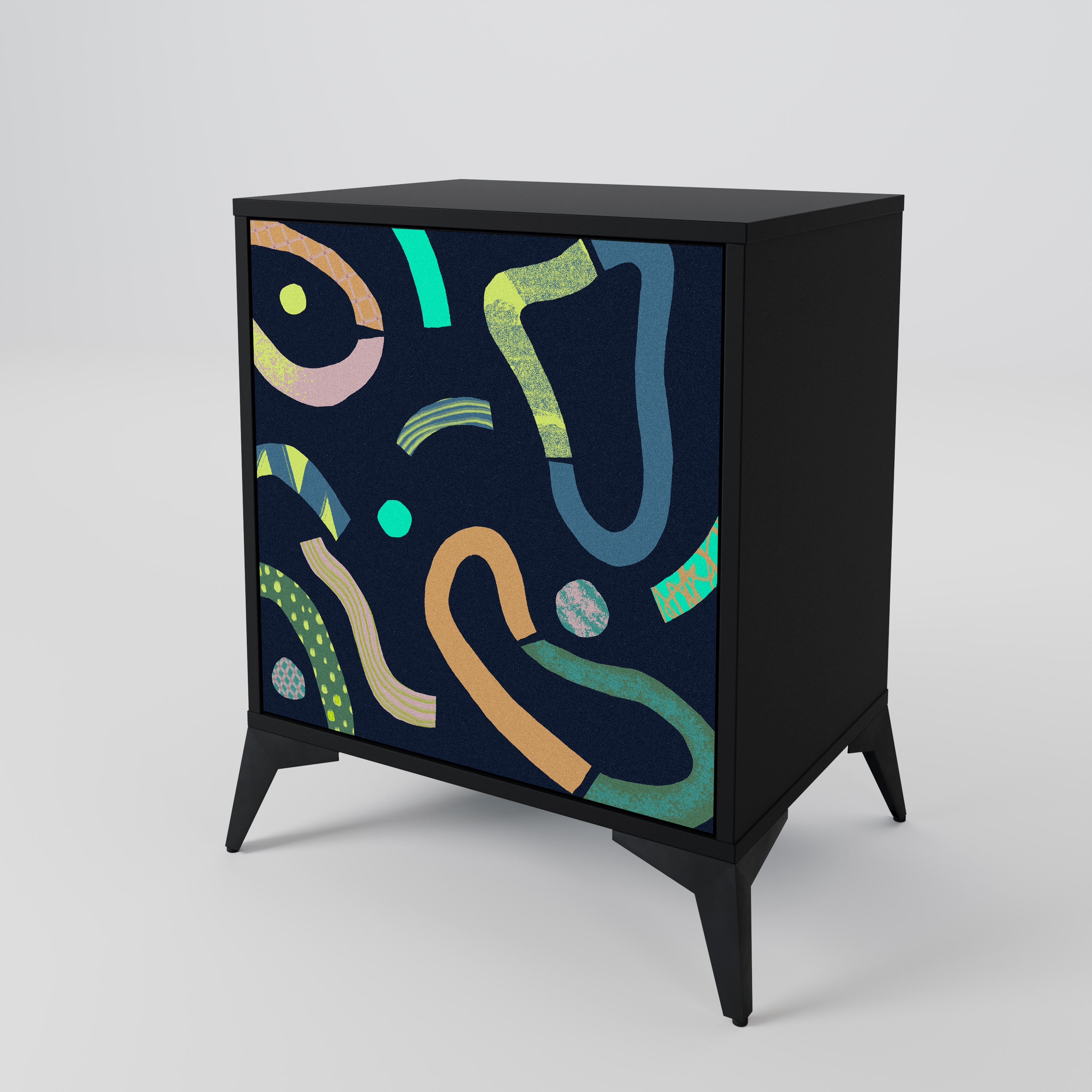 CONTRAST DANCE 1-Door Sideboard