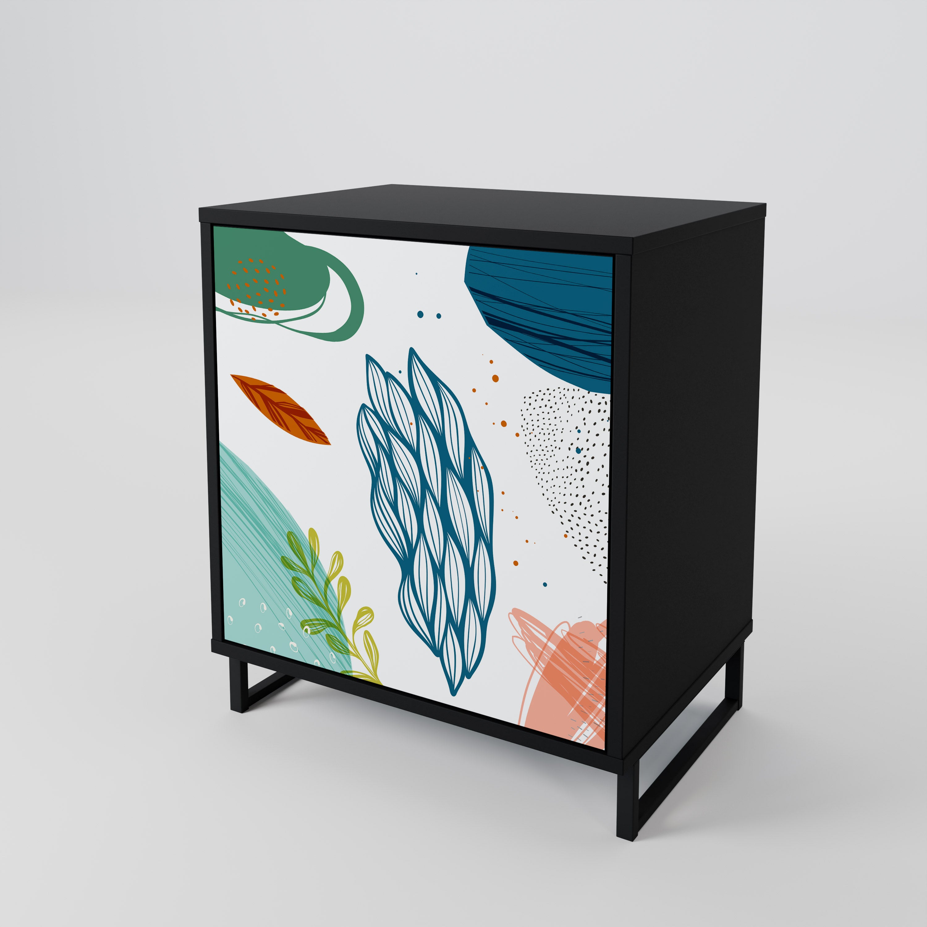 BOTANICAL HURRICANE 1-Door Sideboard