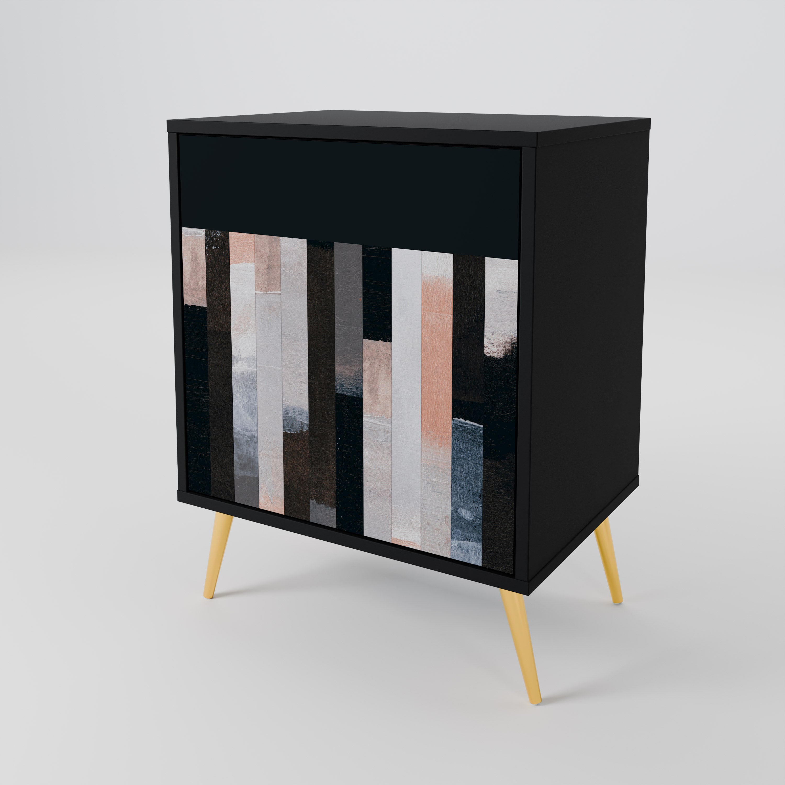 COLLAGE OF RECTANGLES 1-Door Sideboard