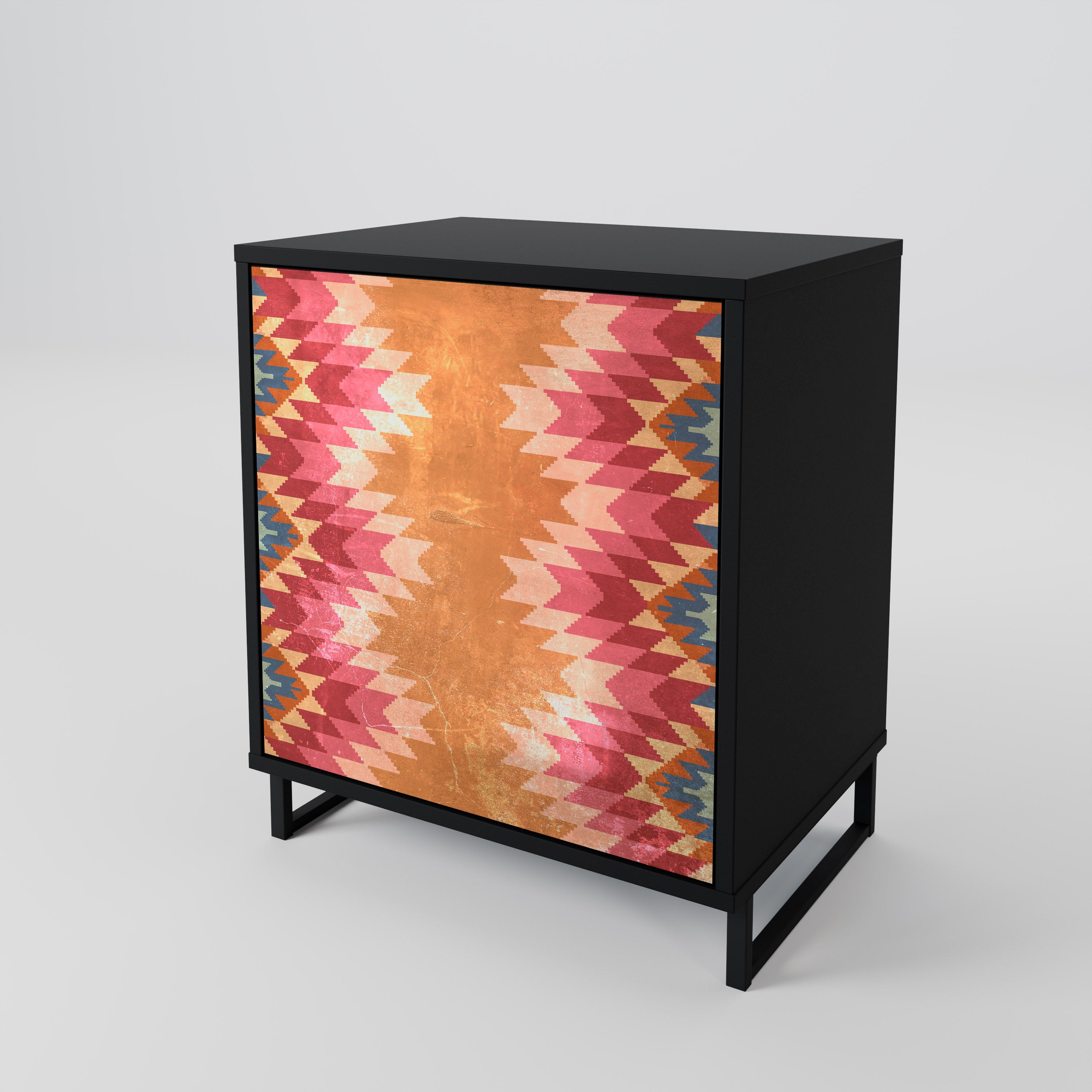 INDIAN FOLK 1-Door Sideboard