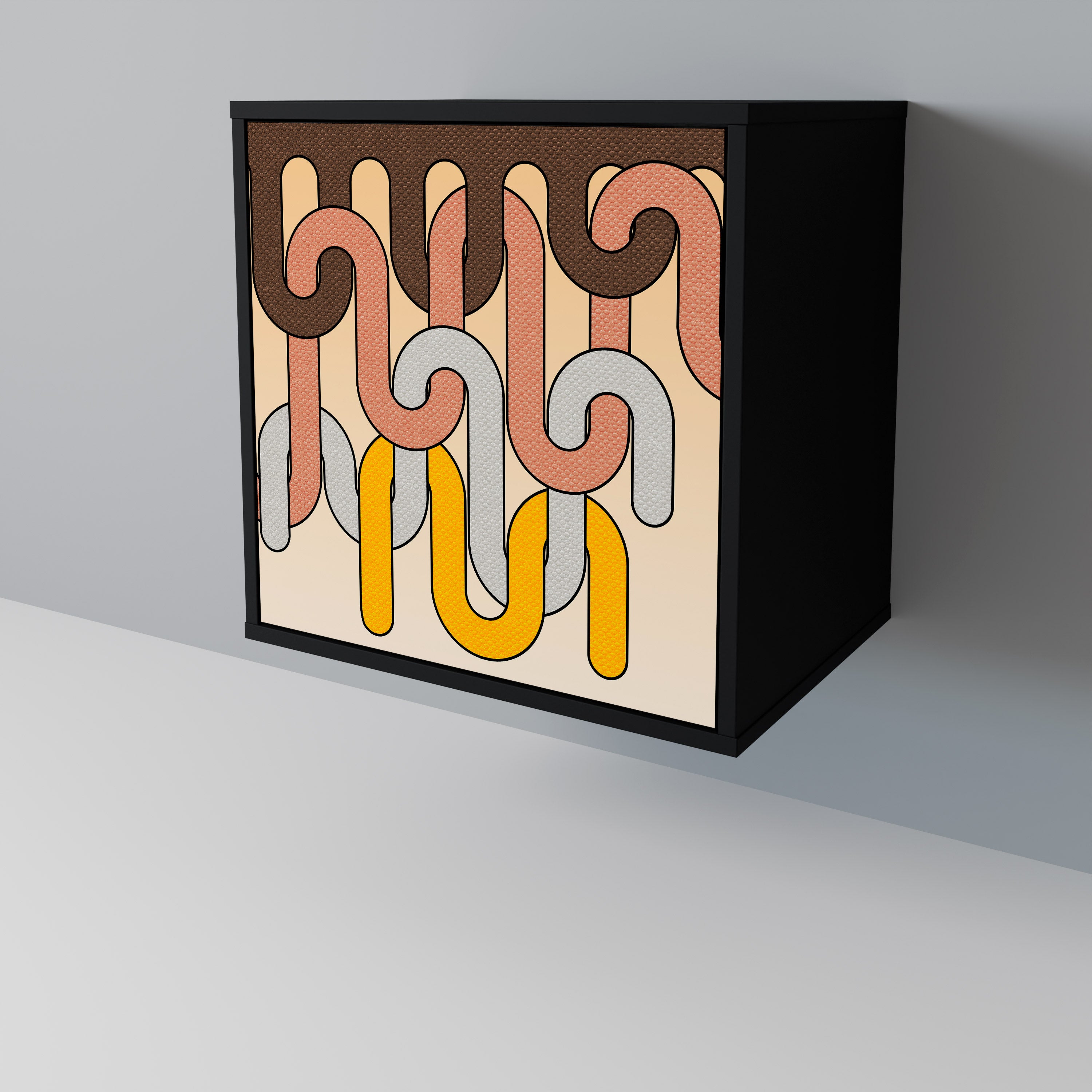 COLORFUL STRINGS Aparador de 1 Puerta