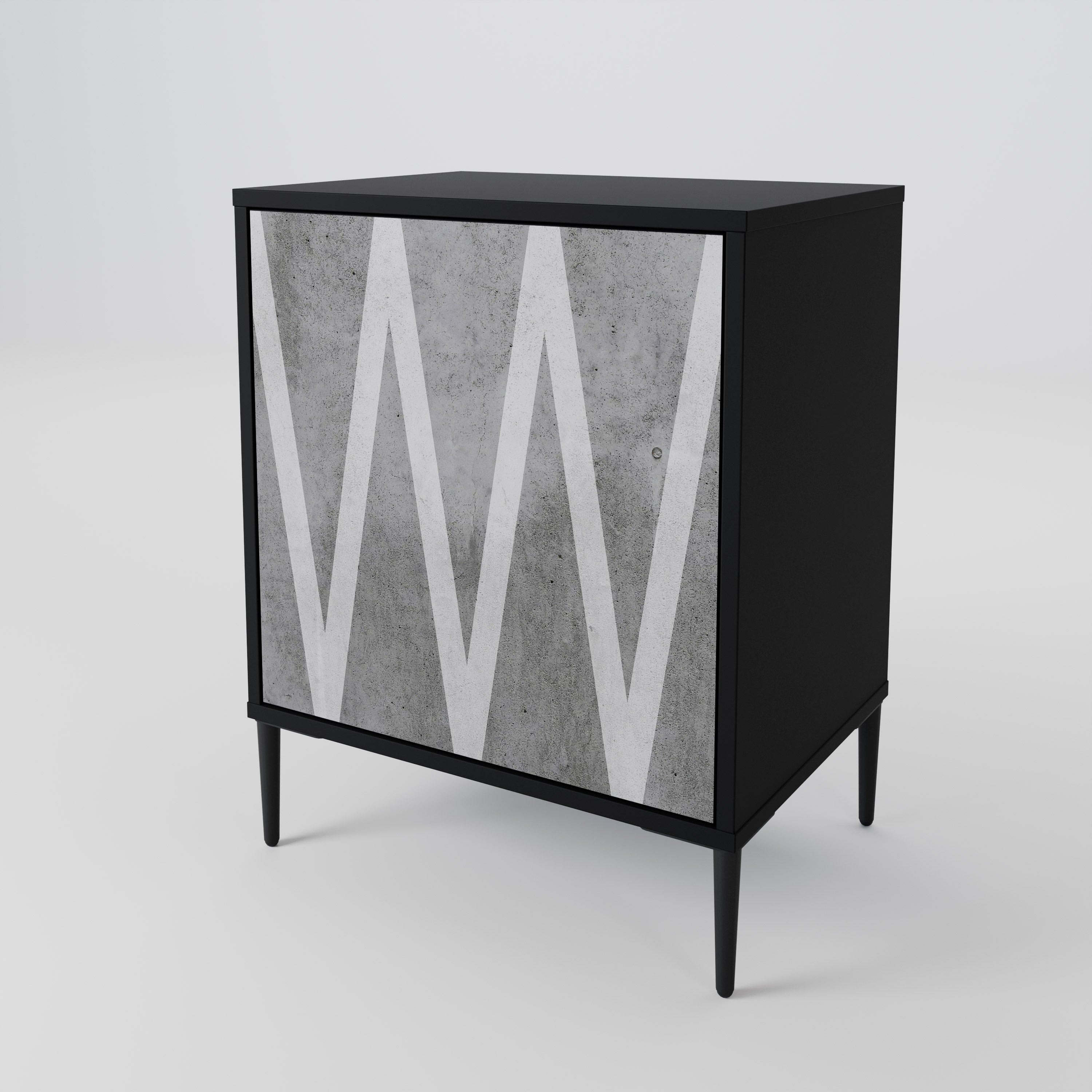 SOLID ZIG ZAG 1-Door Sideboard