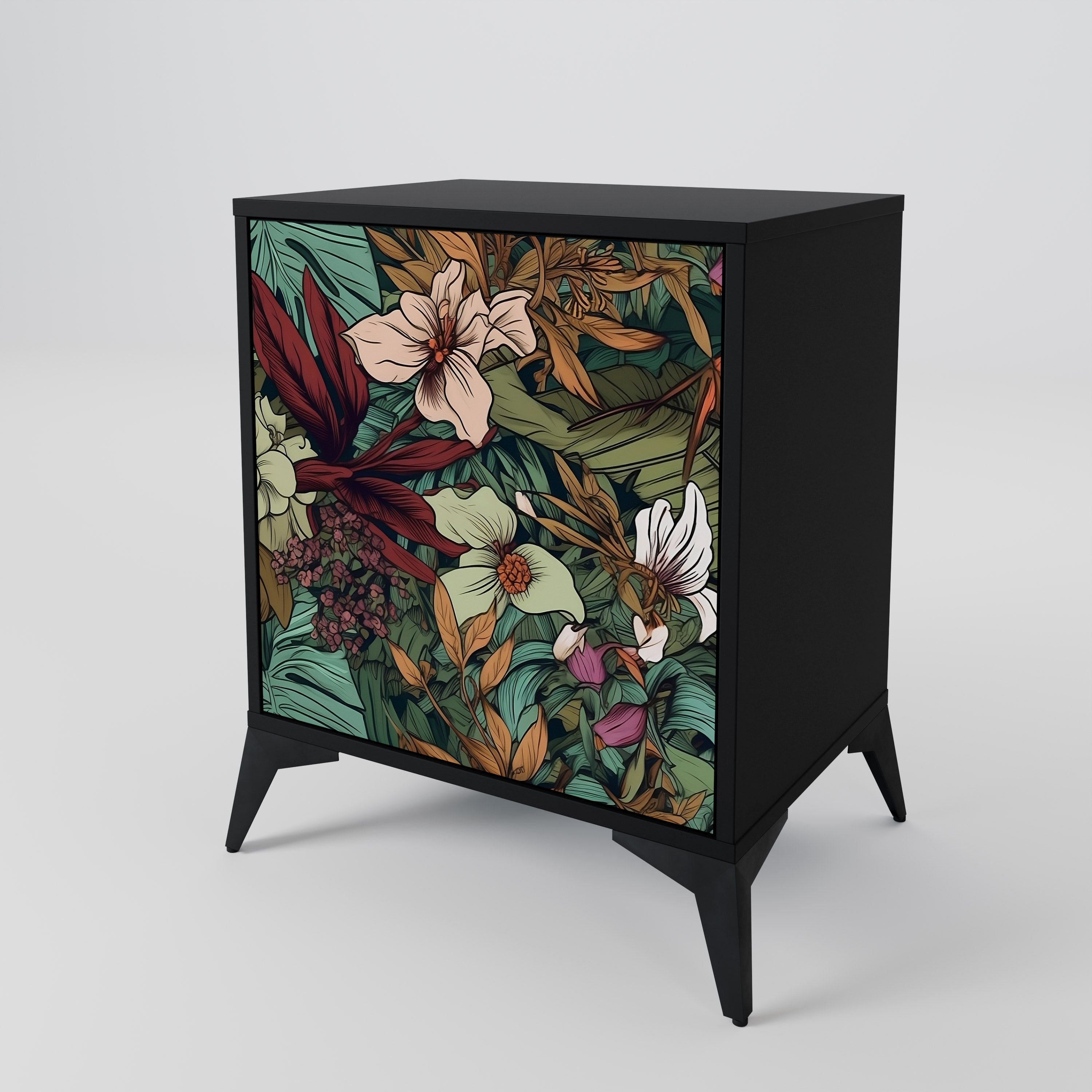 BOTANICAL EMERGENCE 1-Door Sideboard