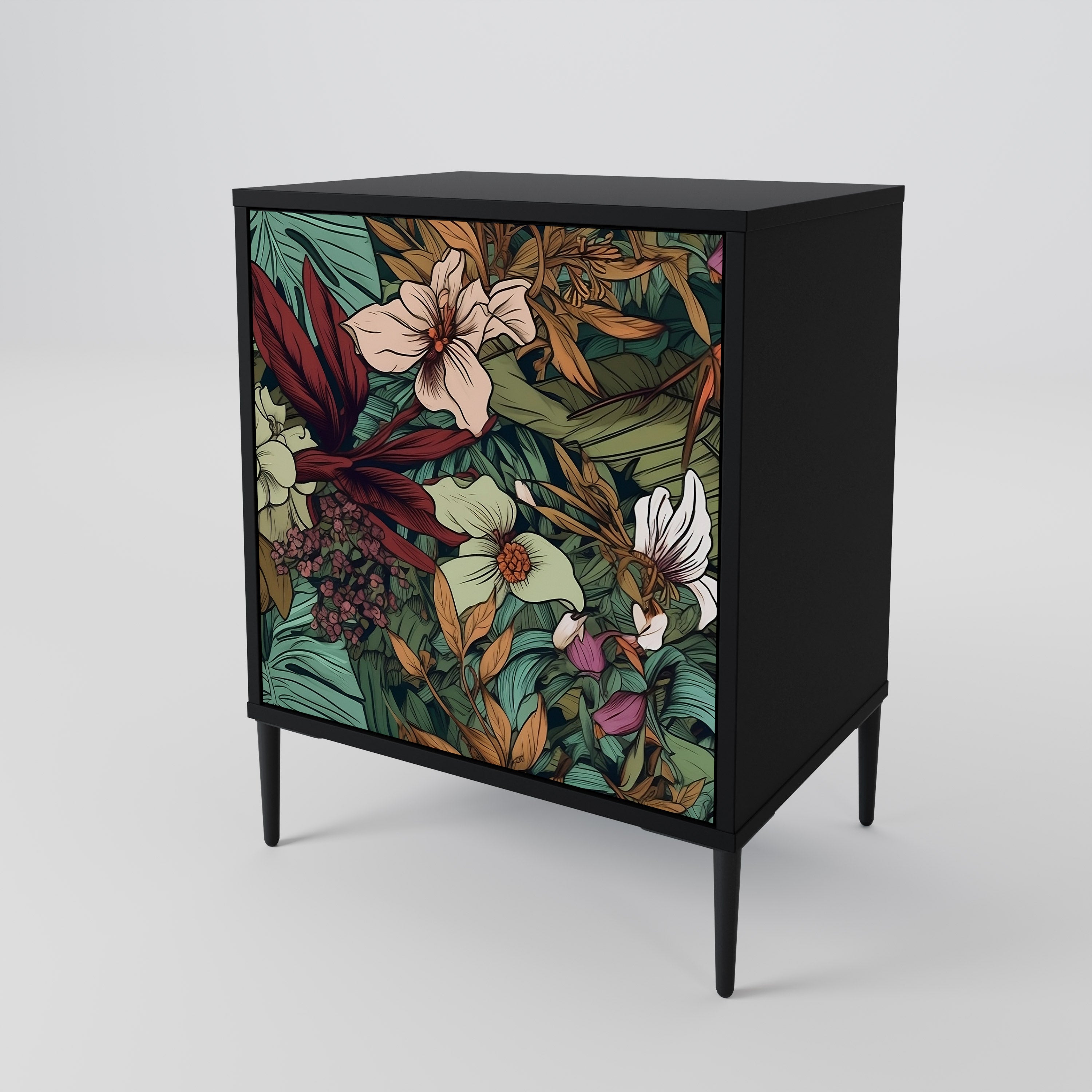 BOTANICAL EMERGENCE 1-Door Sideboard