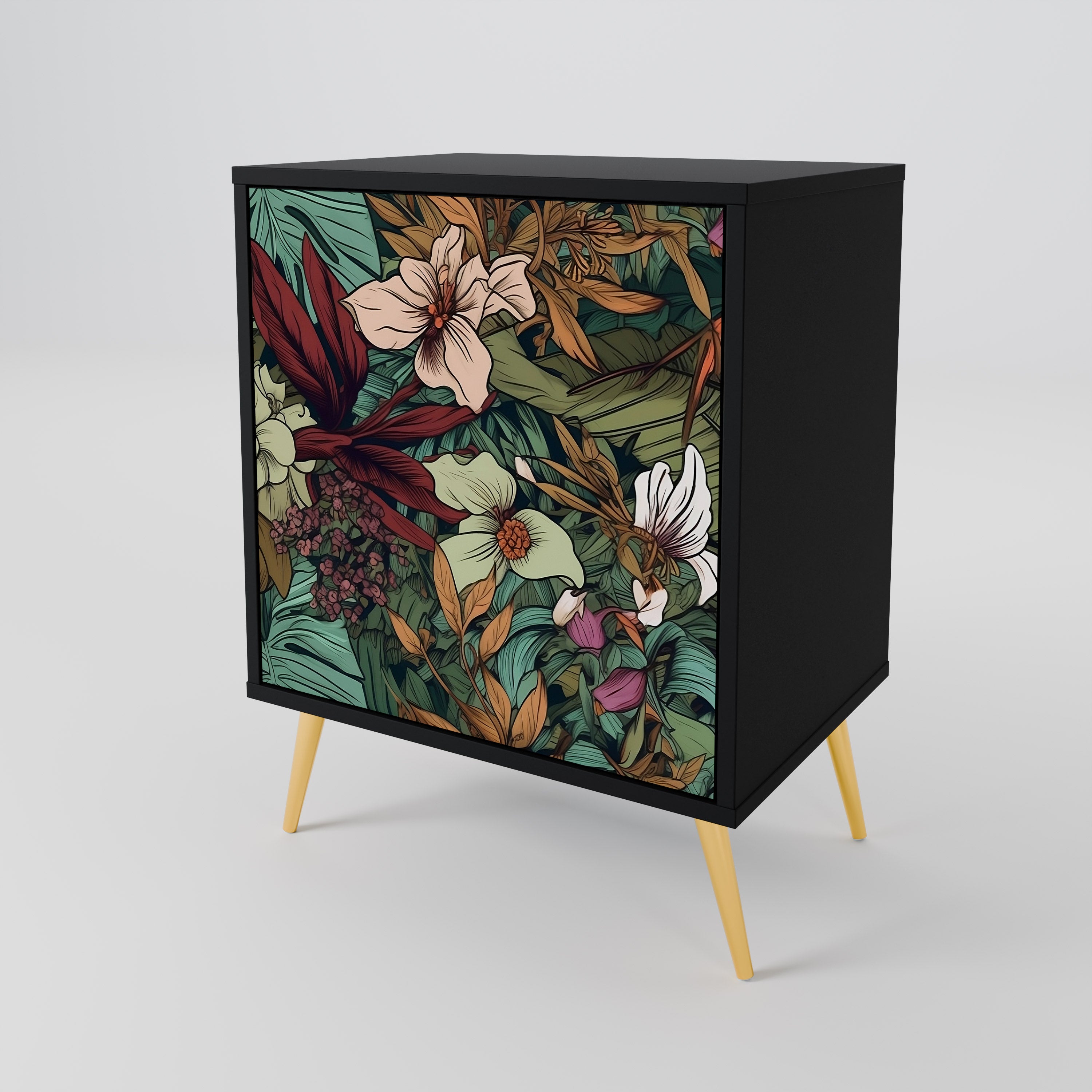 BOTANICAL EMERGENCE 1-Door Sideboard