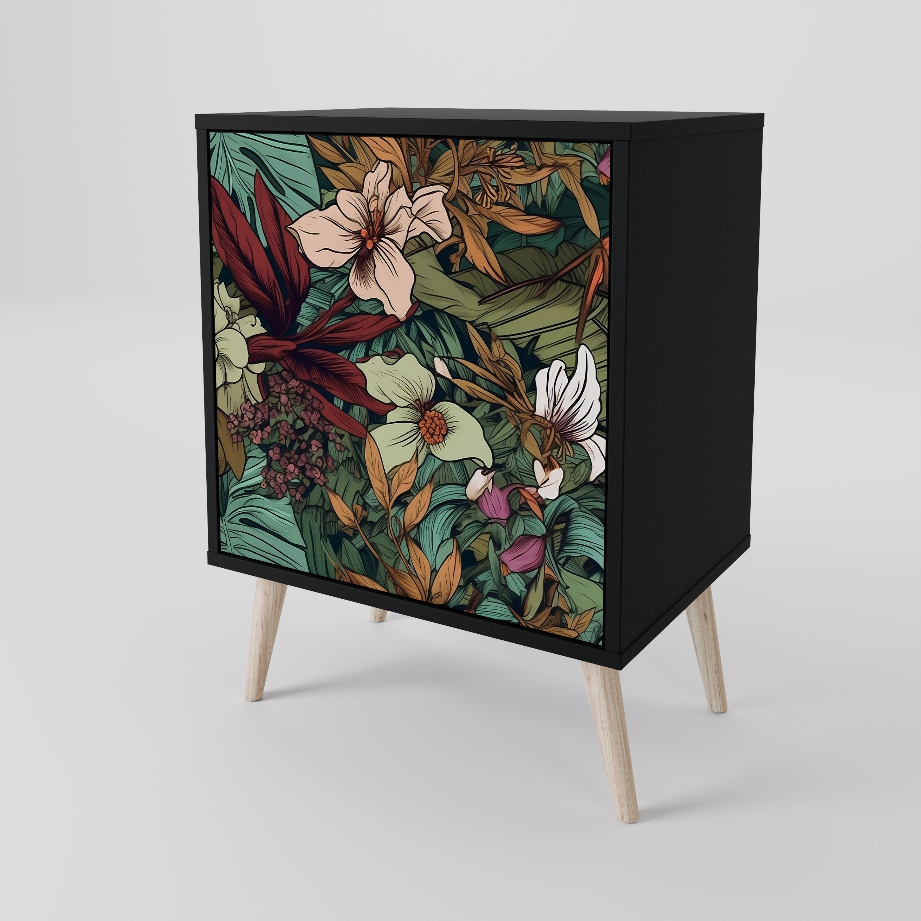 BOTANICAL EMERGENCE 1-Door Sideboard