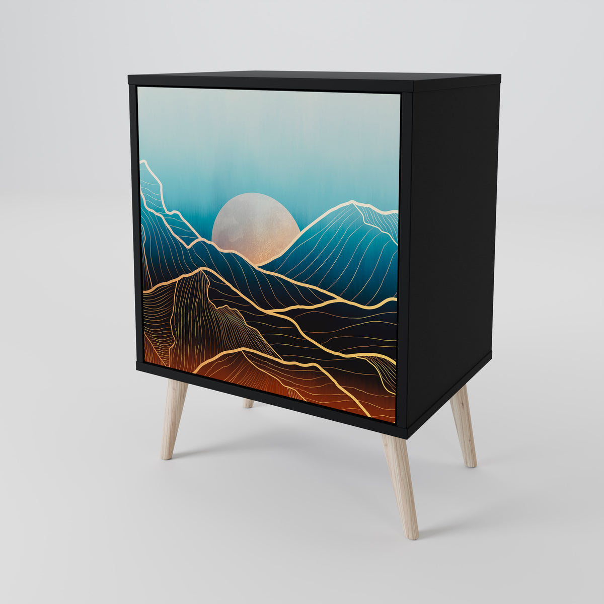 LUNAR SECRETS 1-Door Sideboard