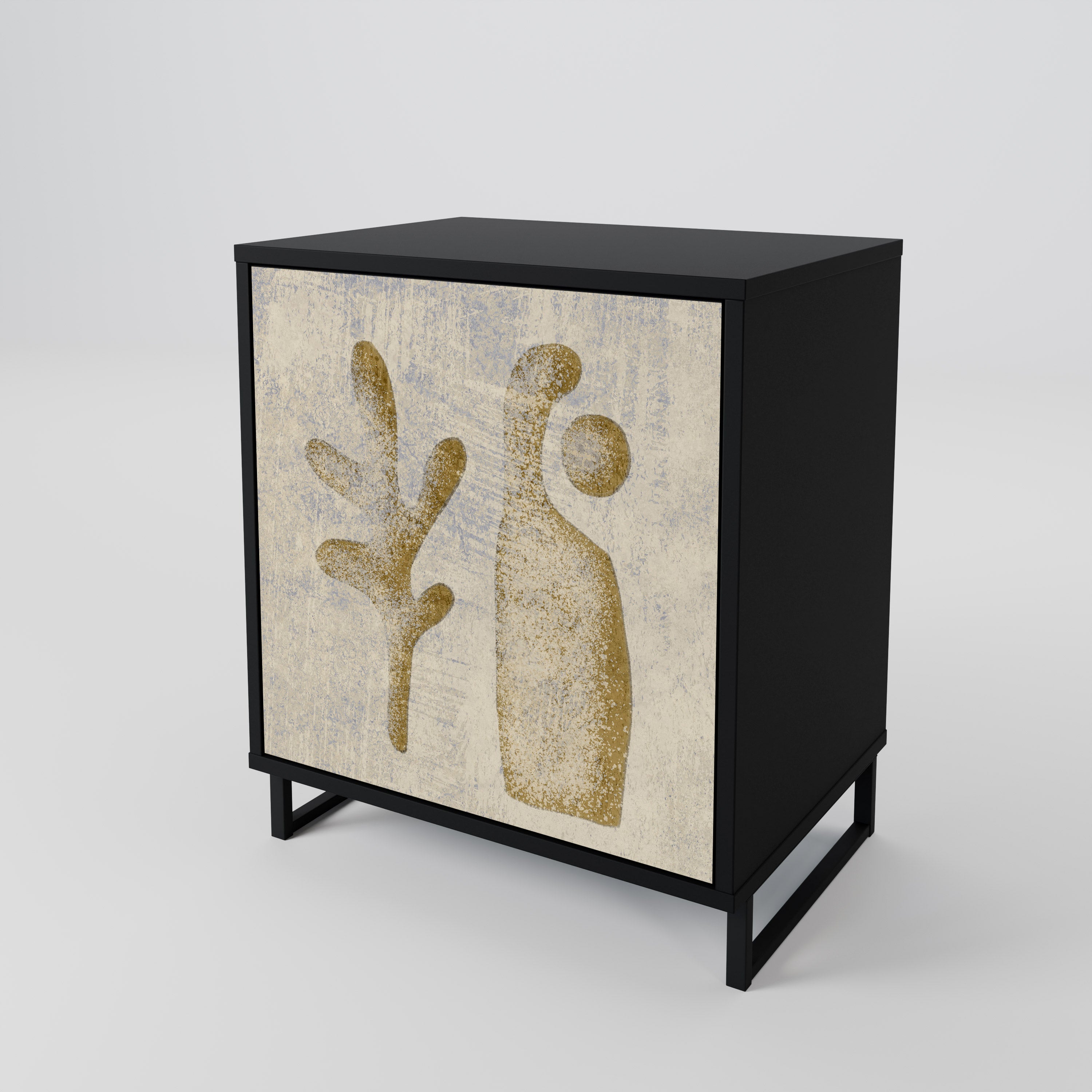 SAND SCULPTURES 1-Door Sideboard