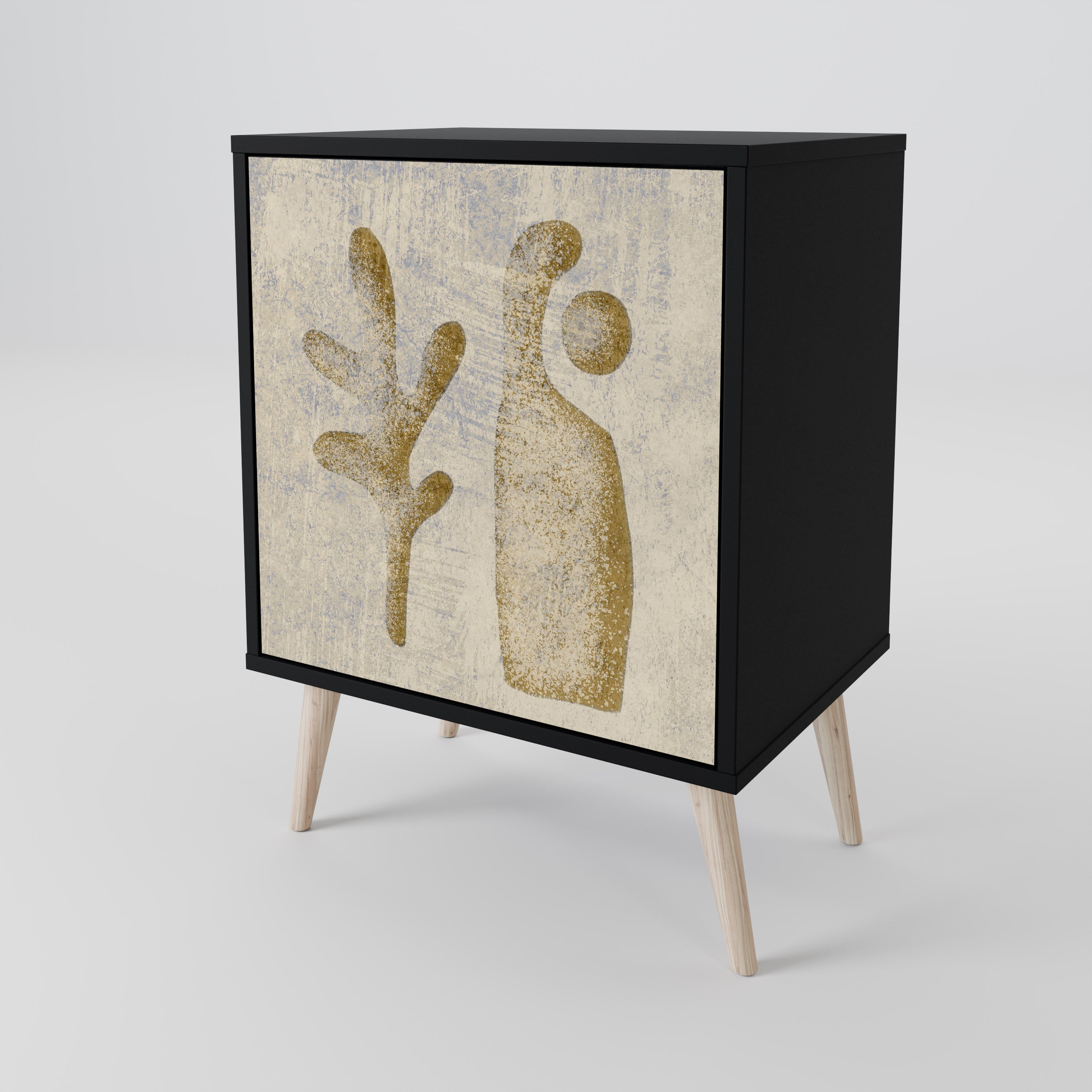 SAND SCULPTURES 1-Door Sideboard
