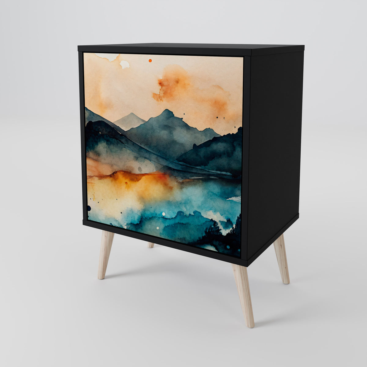 OMINOUS MOUNTAINS 1-türiges Sideboard
