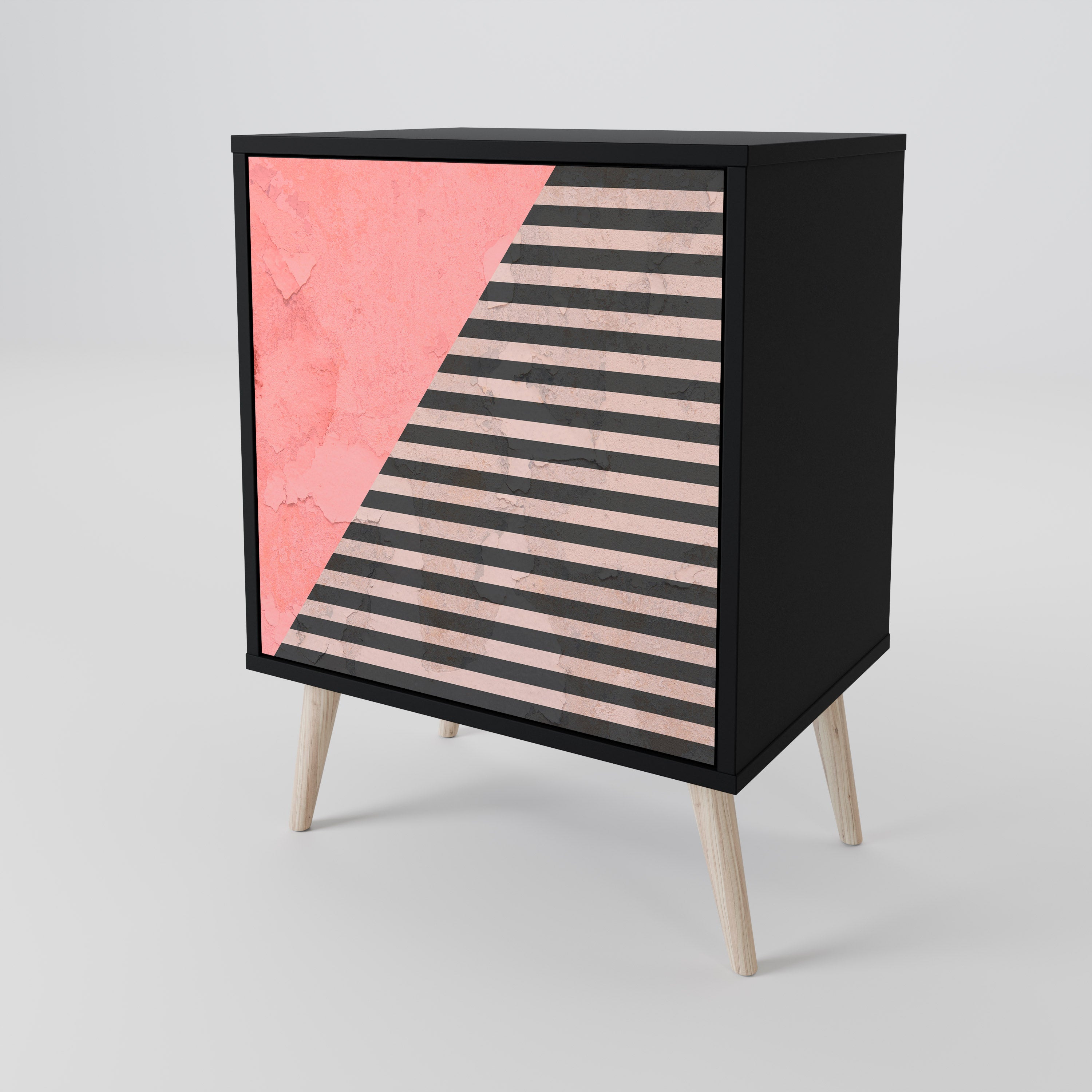 GLAMOROUS STRIPE Skänk med en dörr