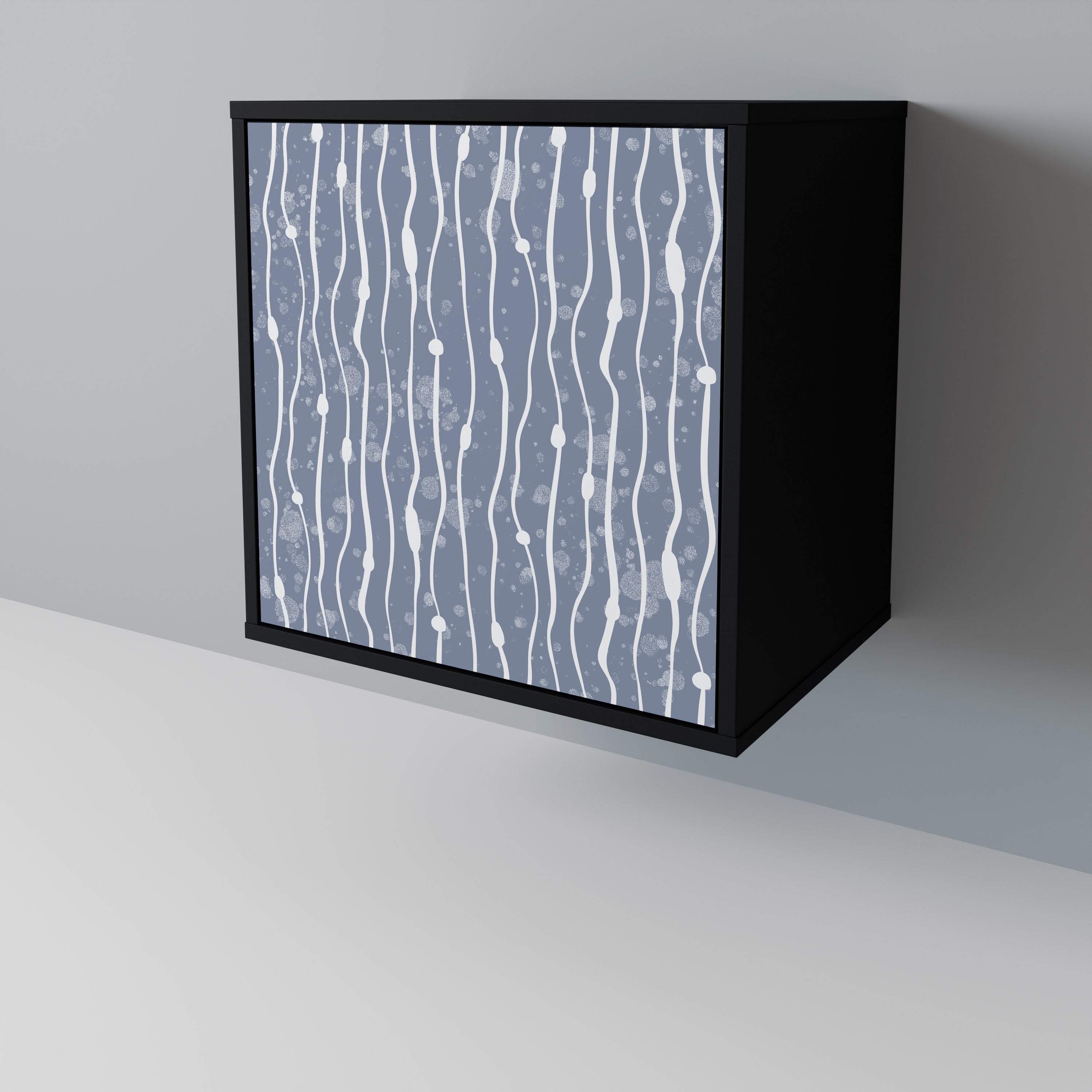 GRAPHITE RAIN Skänk med en dörr