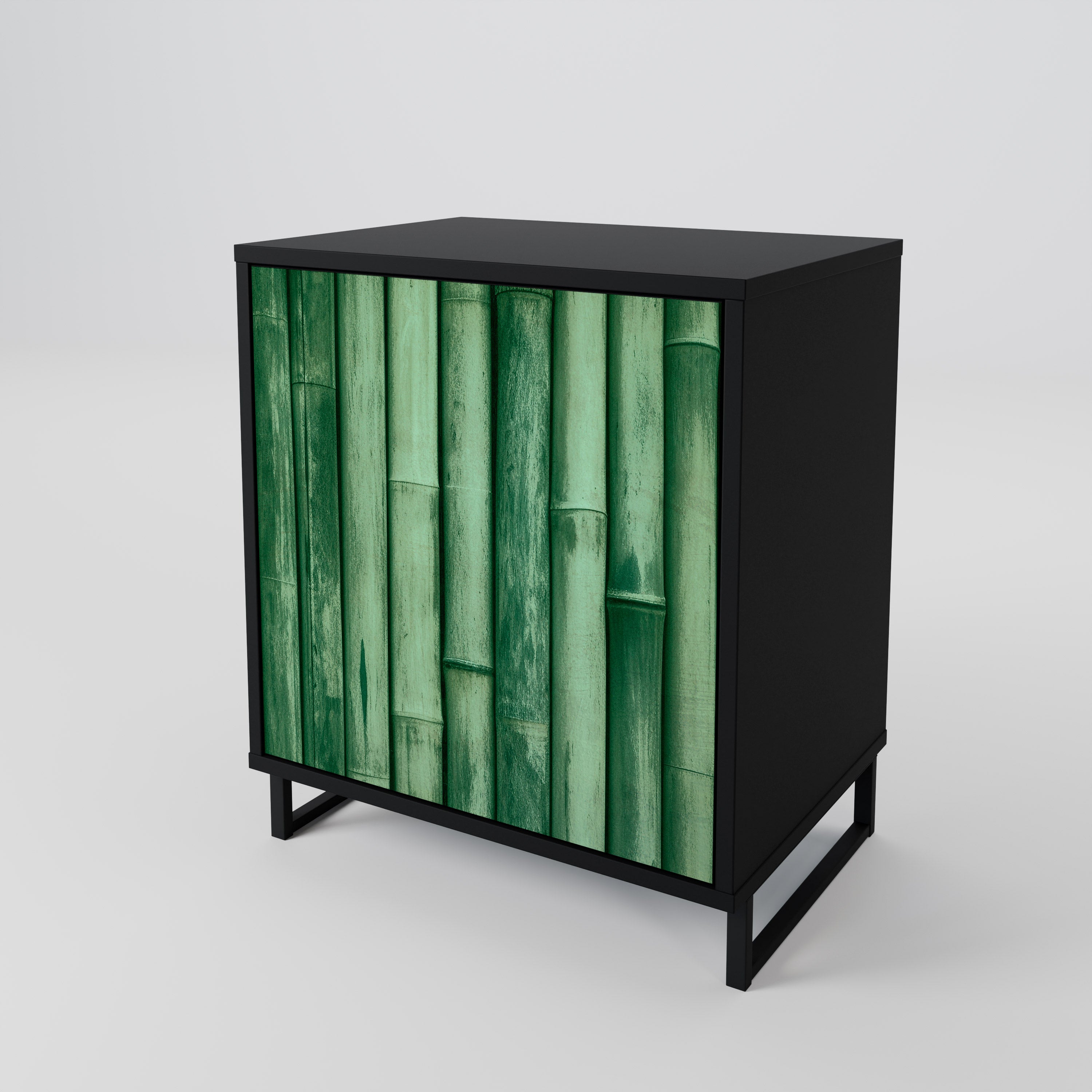 NATURAL GREEN 1-Door Sideboard