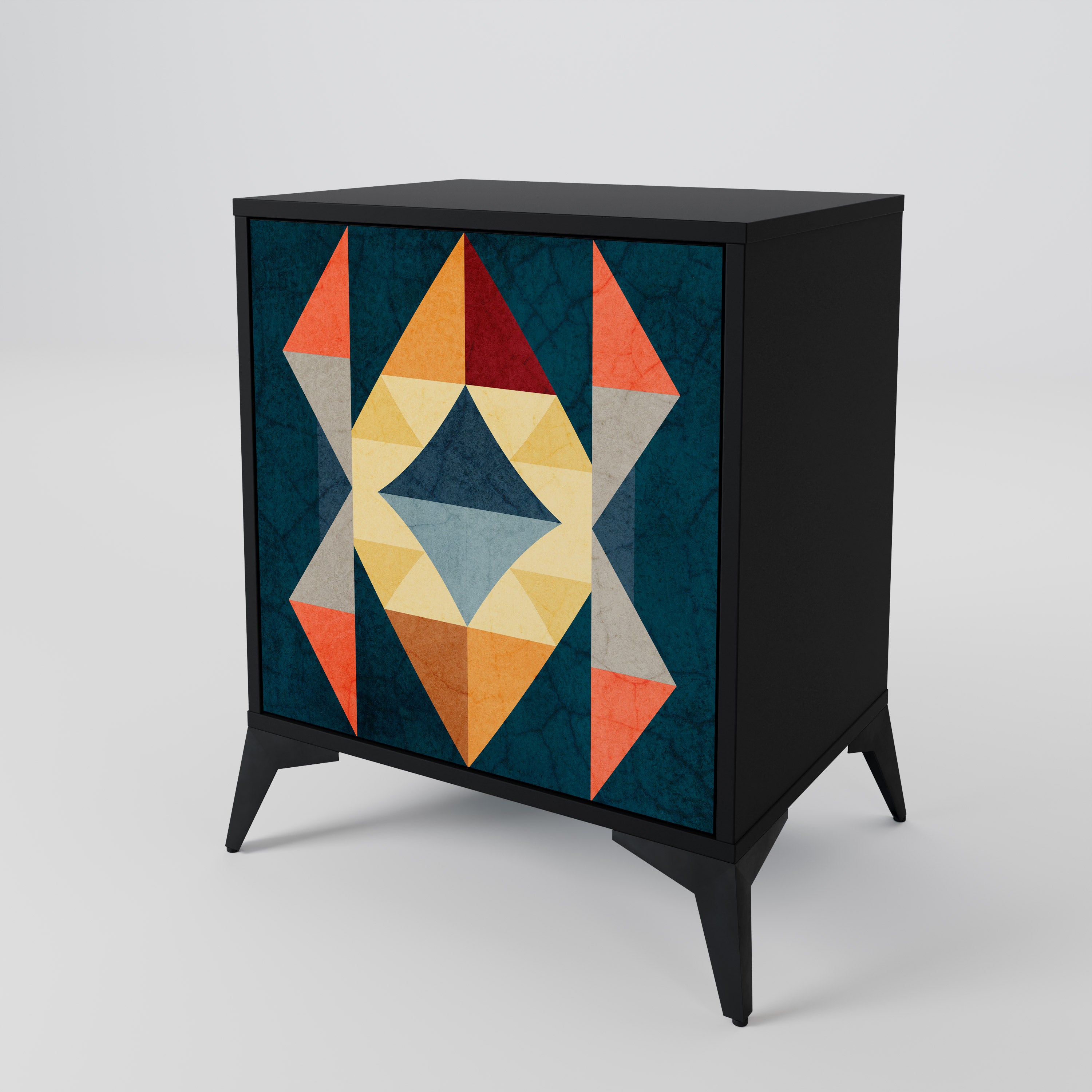 CRACKED ILLUSION 1-Door Sideboard