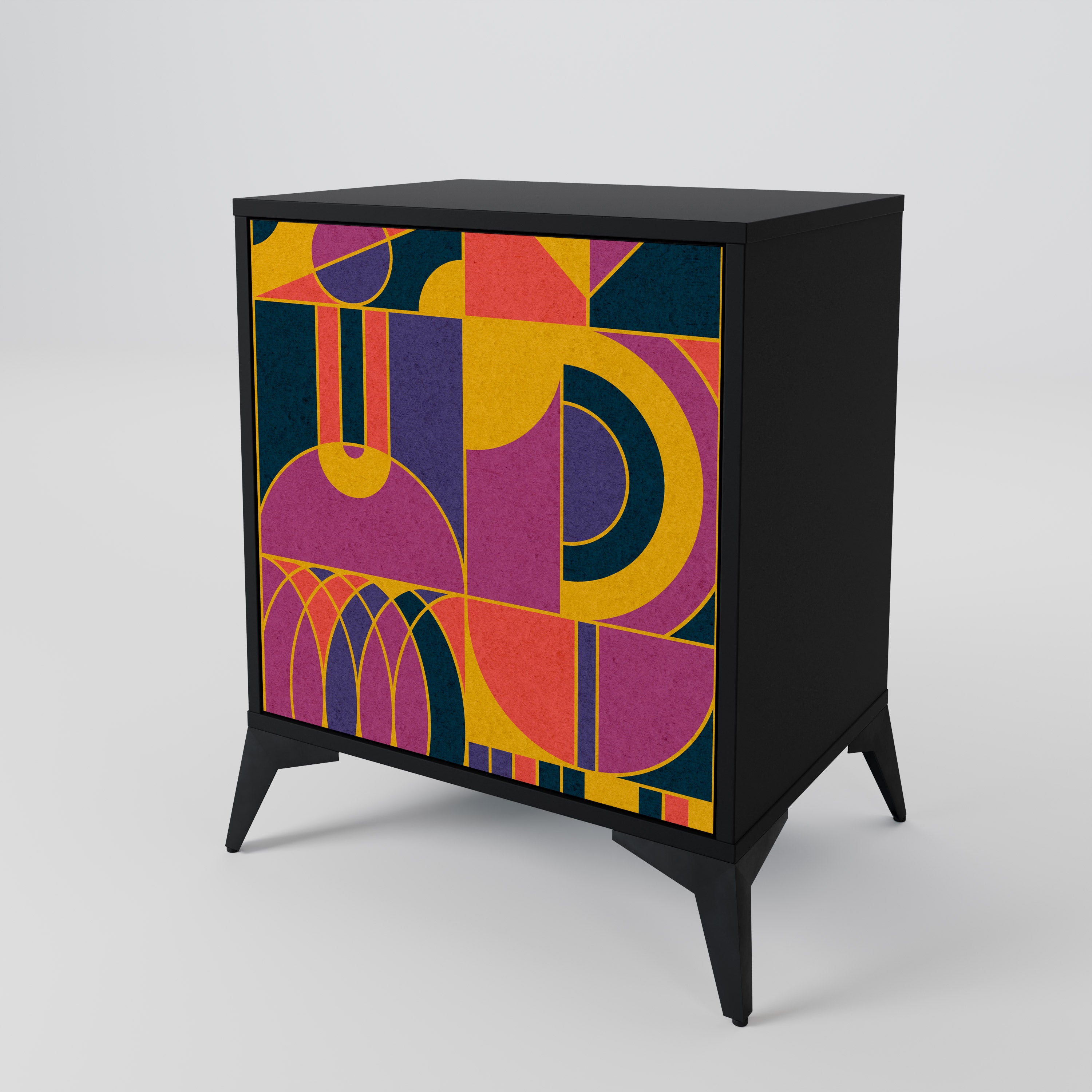 ELECTRIC PATTERNS 1-Door Sideboard