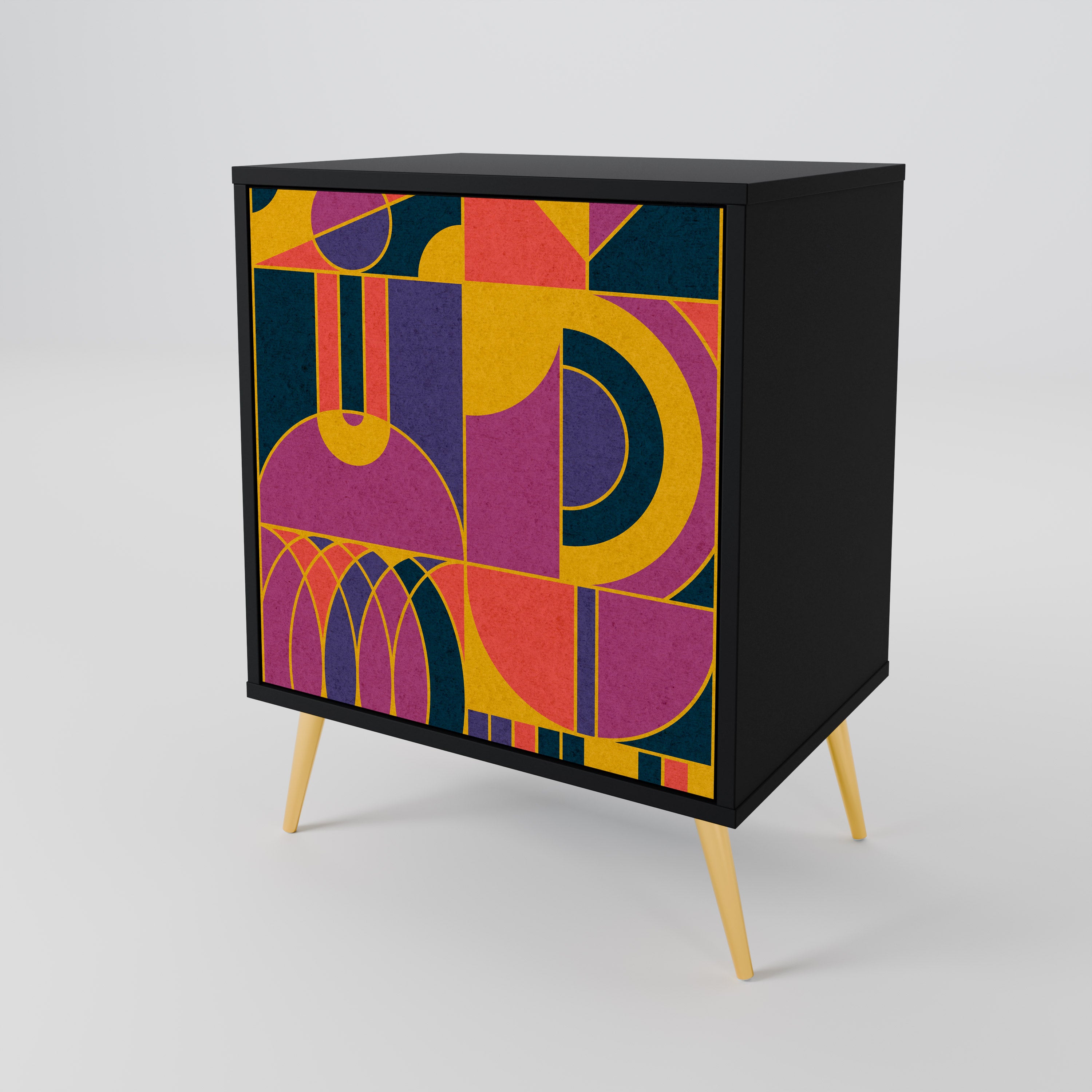 ELECTRIC PATTERNS 1-Door Sideboard