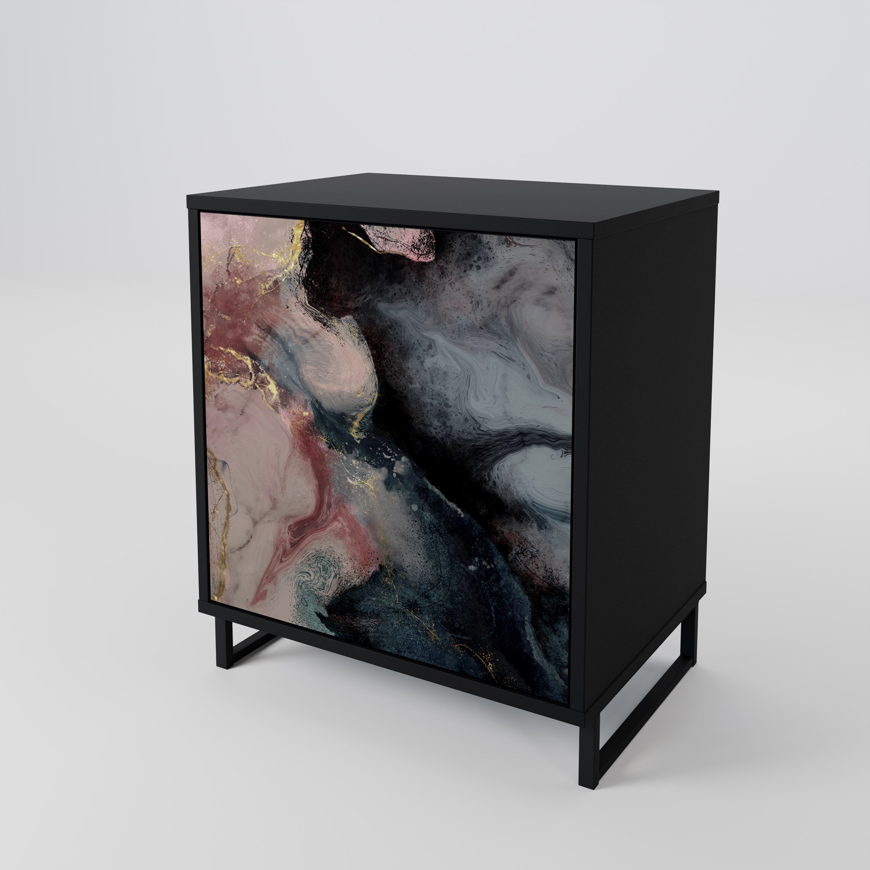 GILDED SWIRLS 1-Door Sideboard