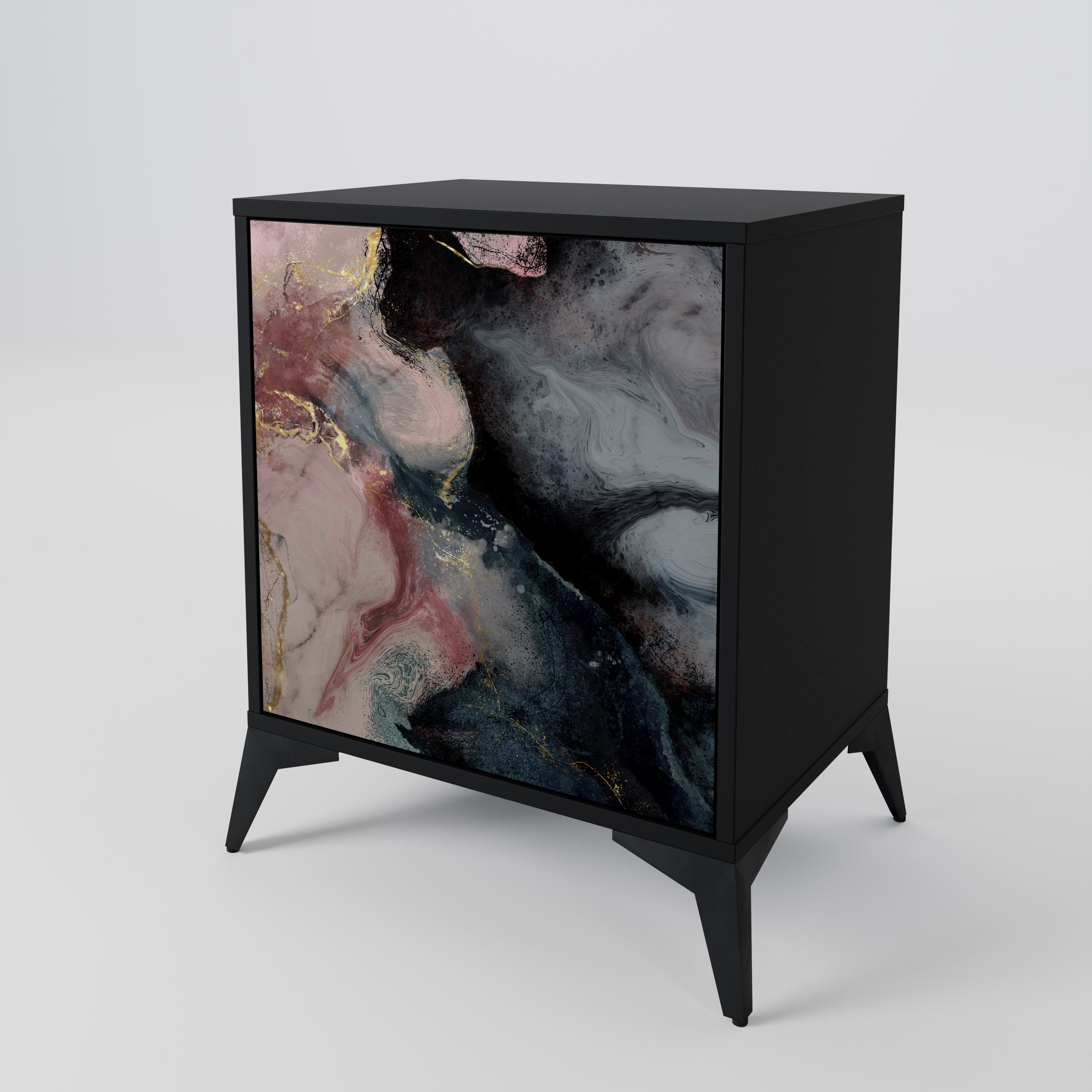 GILDED SWIRLS 1-Door Sideboard