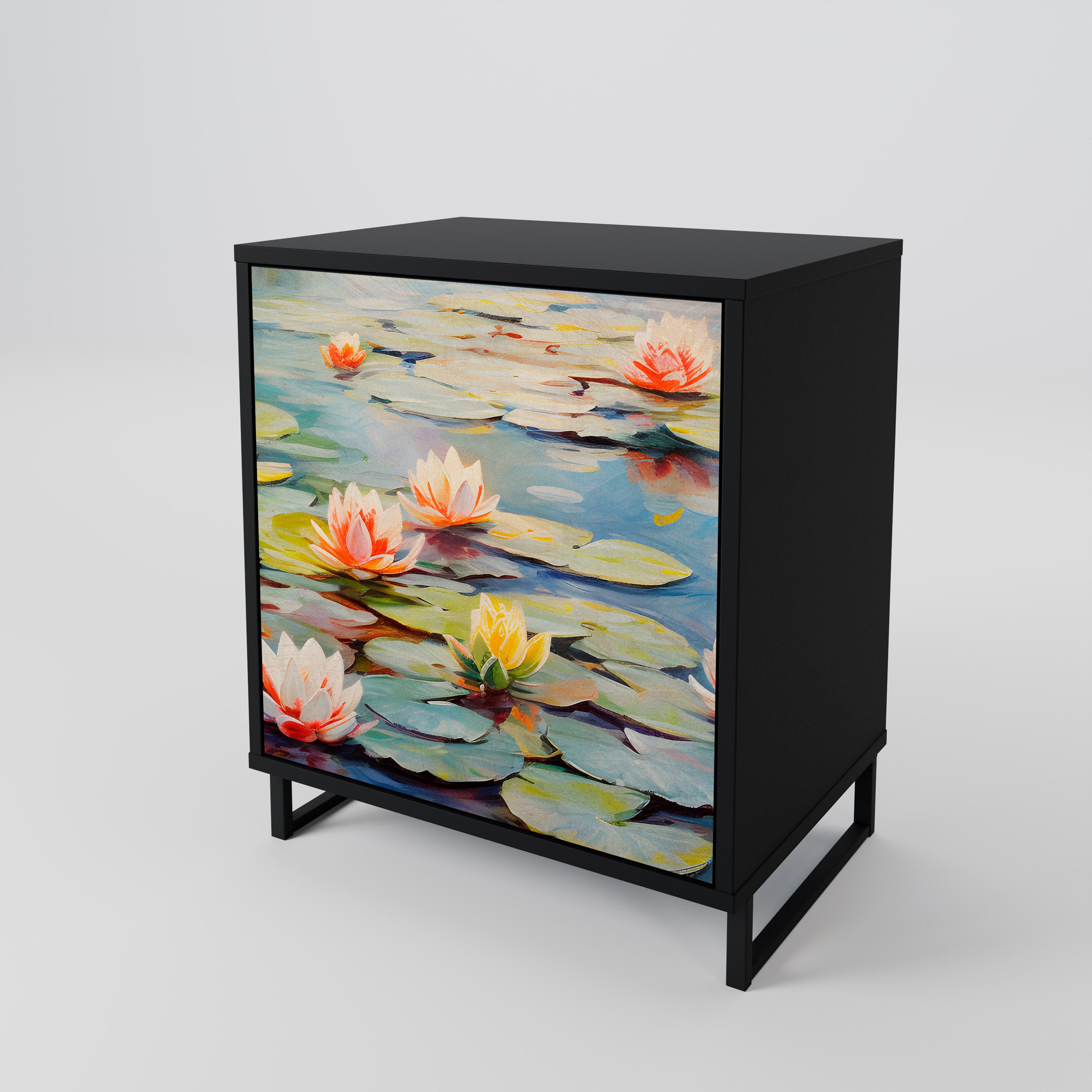 BLOOMING WATERS 1-Door Sideboard