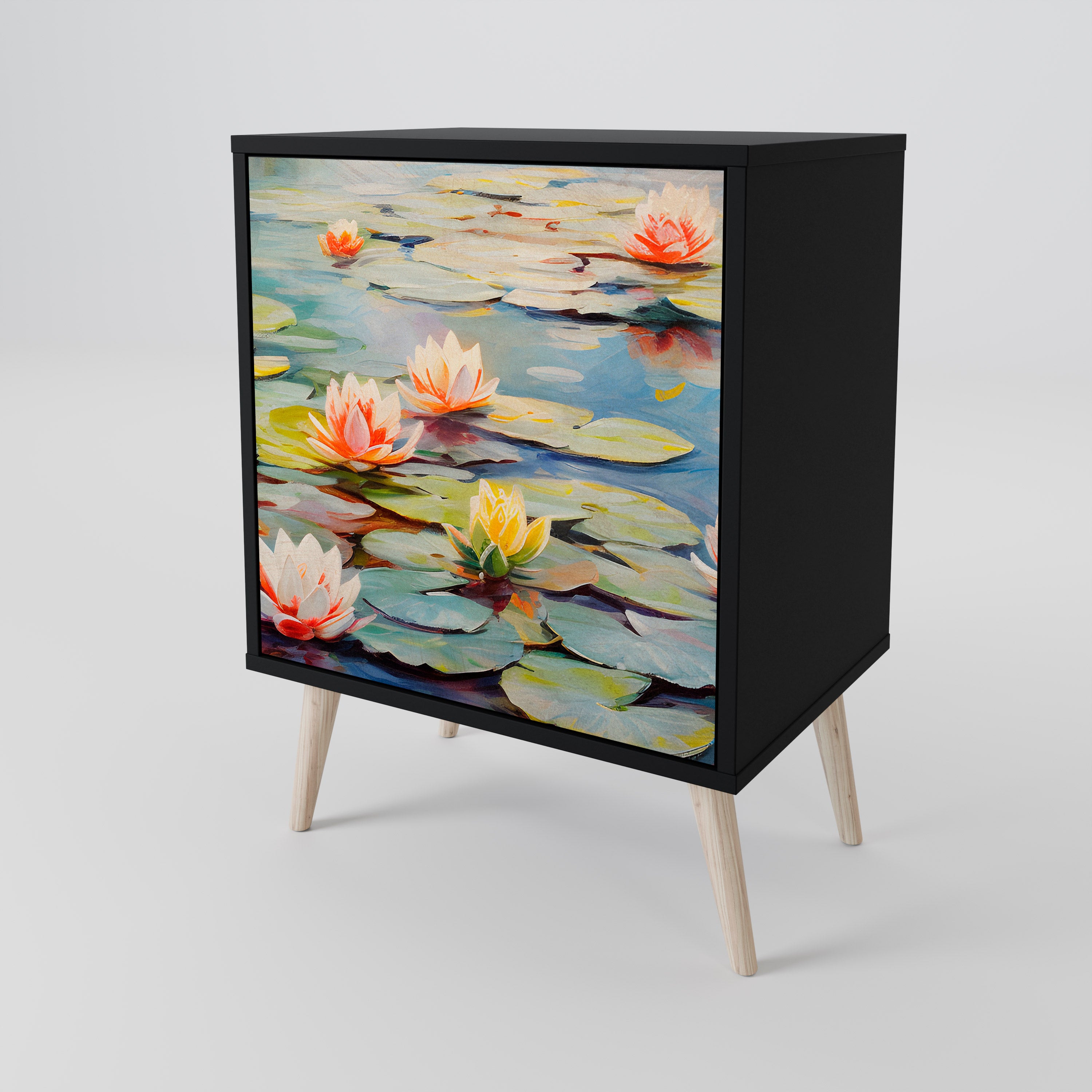 BLOOMING WATERS 1-Door Sideboard